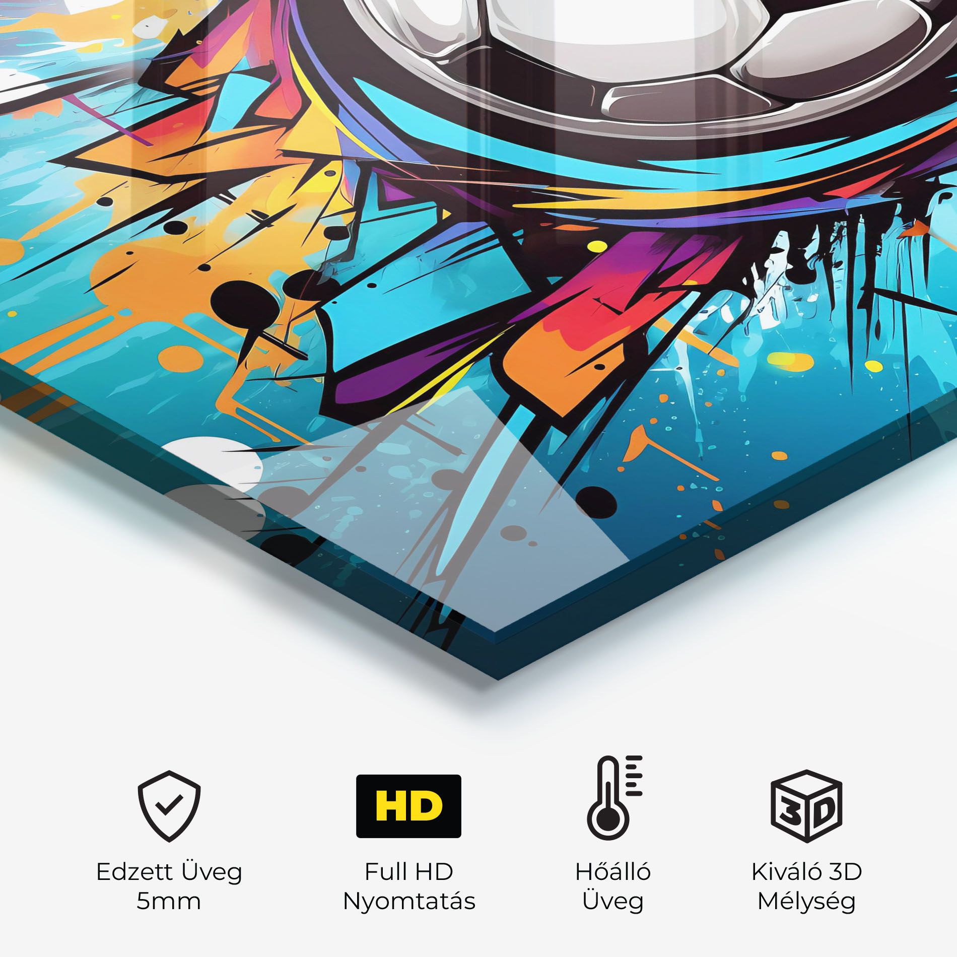 Graffiti Football Flight mockup 2