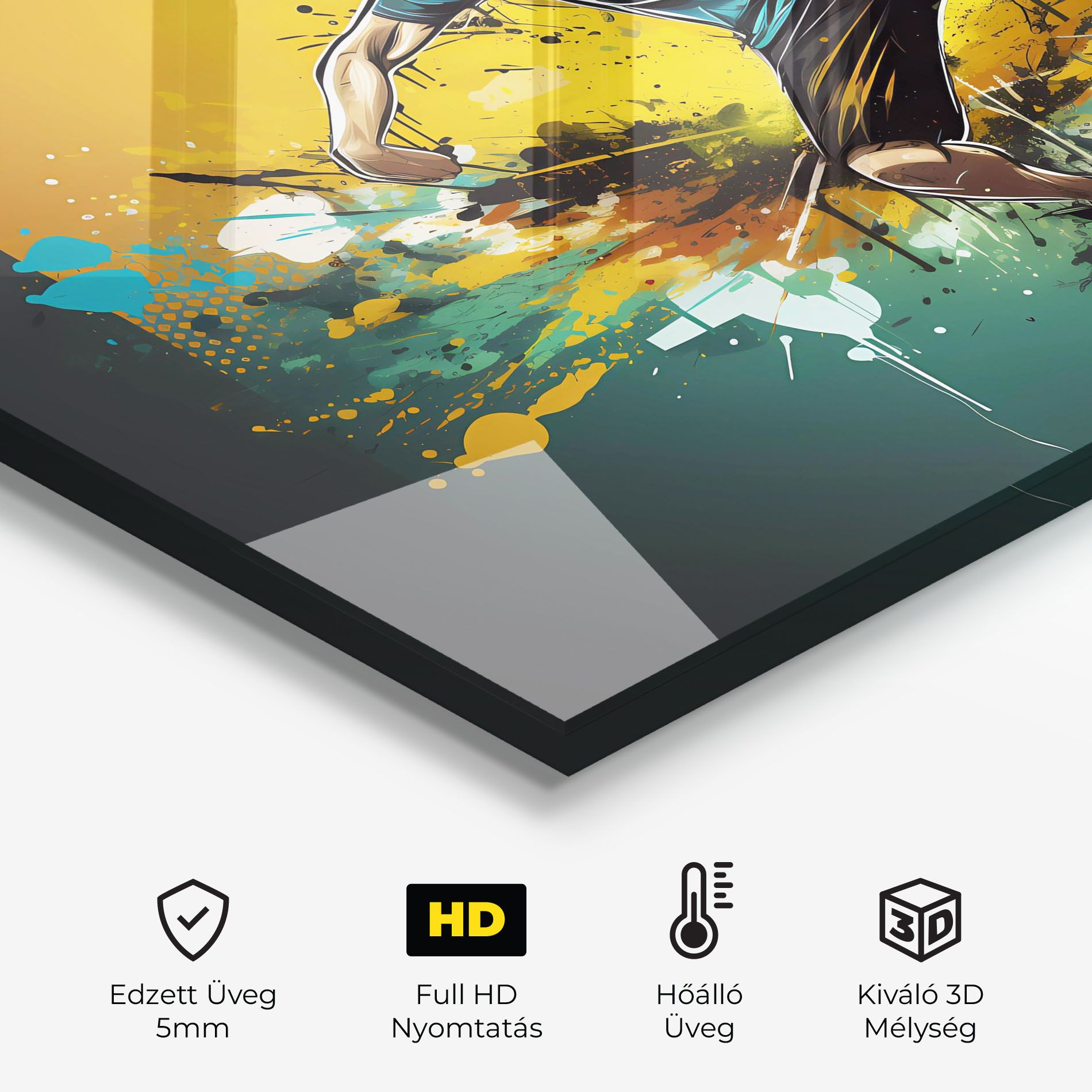 Player Kicks Ball mockup 2