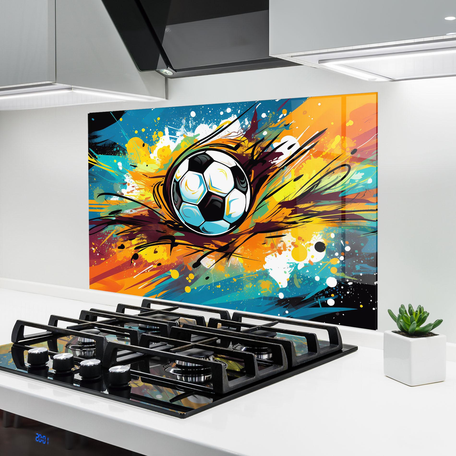 Konyhai üveg hátfal Game Grip mockup 6