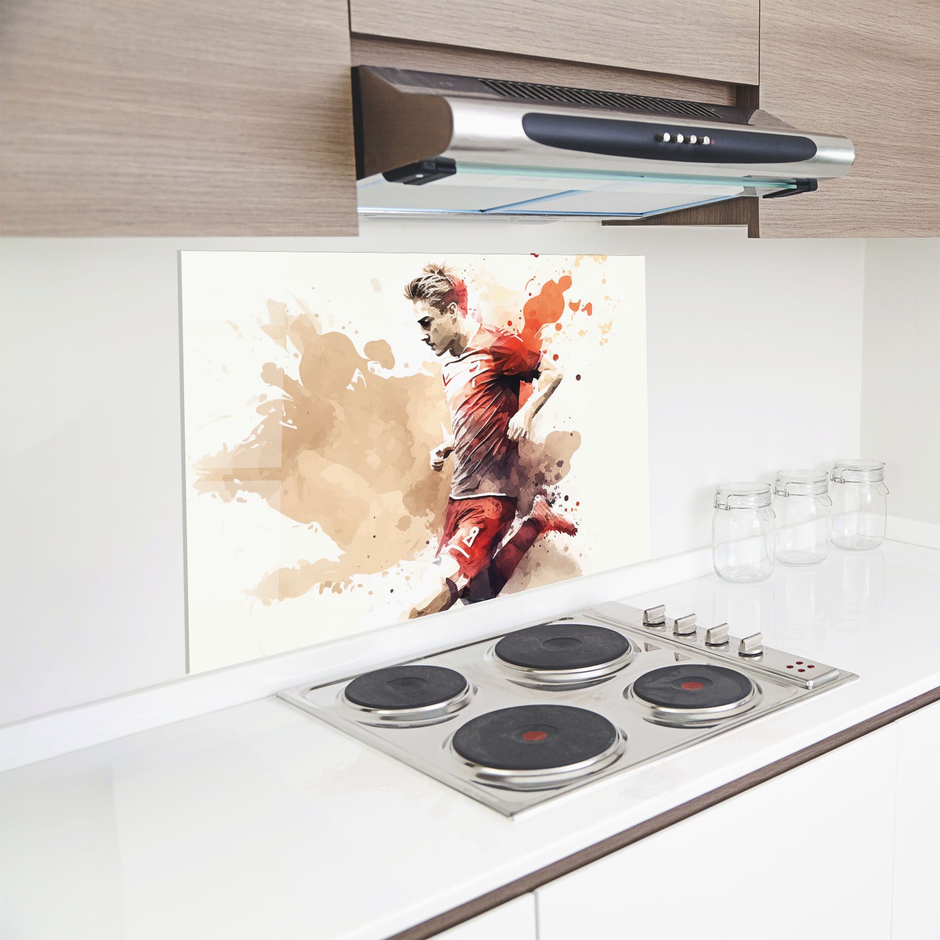 Football Red Cream mockup 8