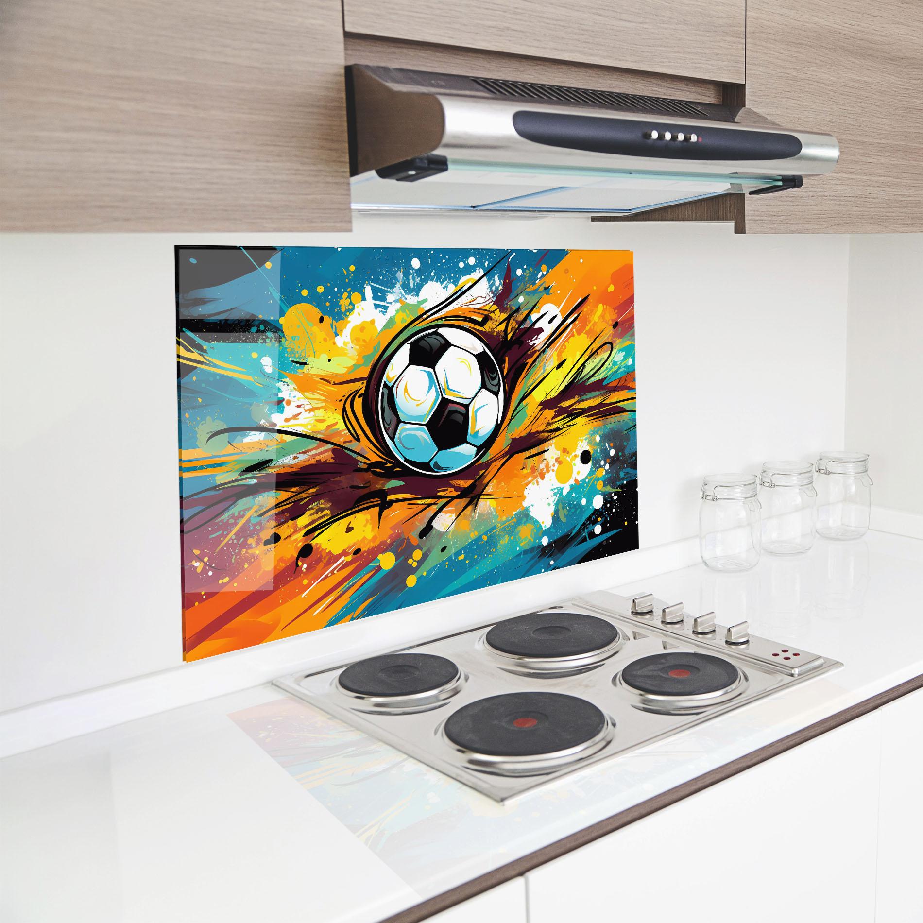 Konyhai üveg hátfal Game Grip mockup 8