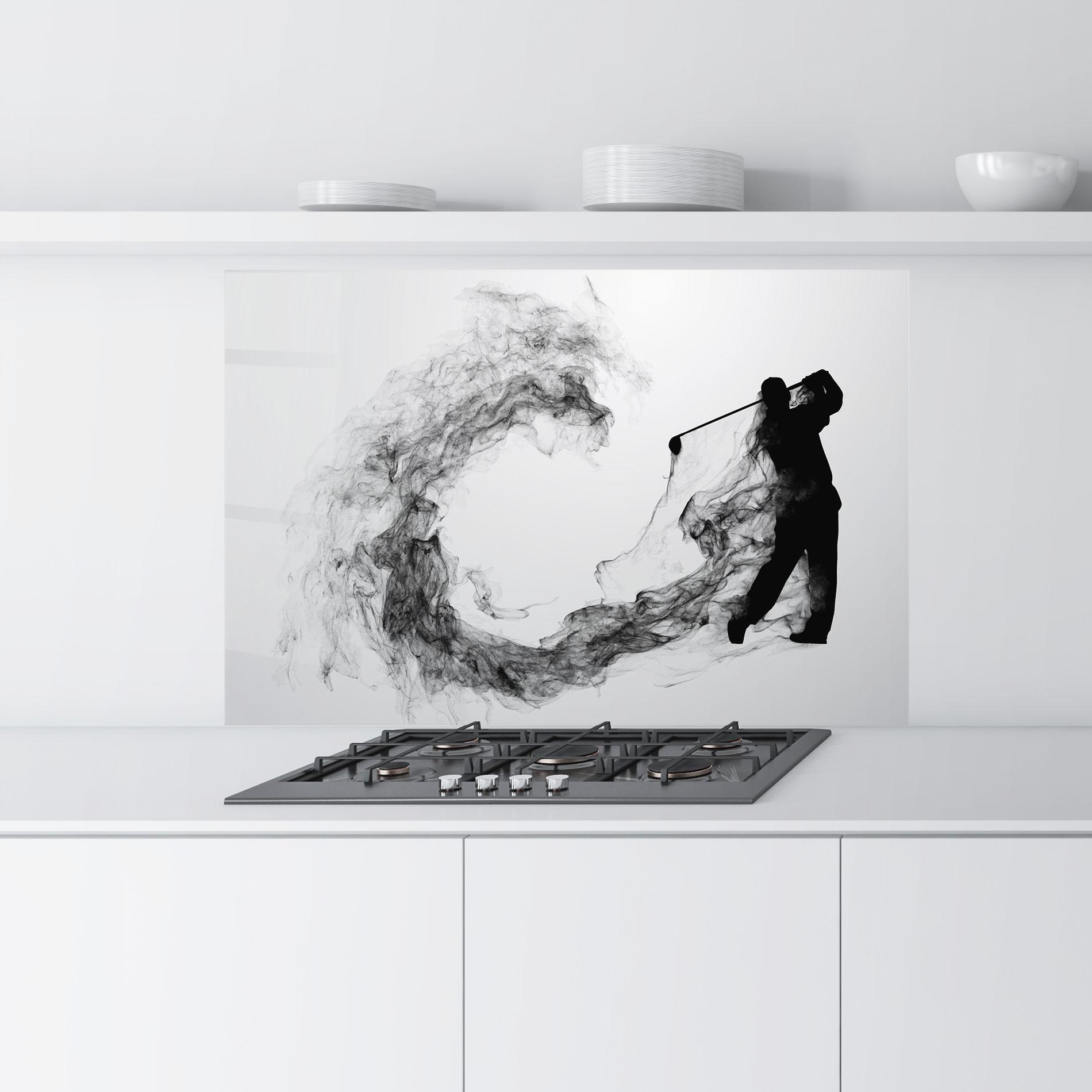 Konyhai üveg hátfal Golf Smoke mockup 9