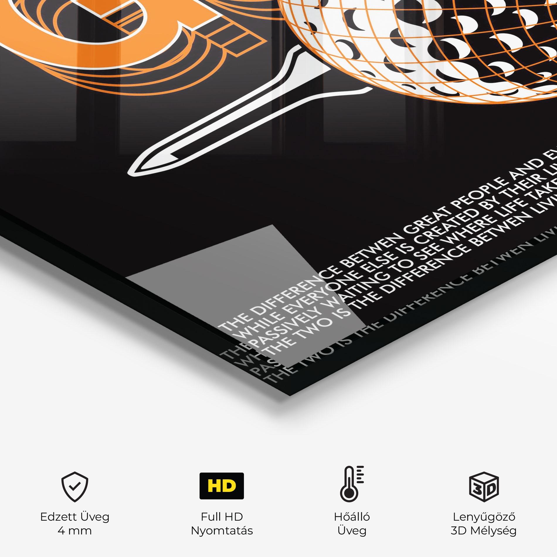 Konyhai üveg hátfal Golf Great People mockup 2