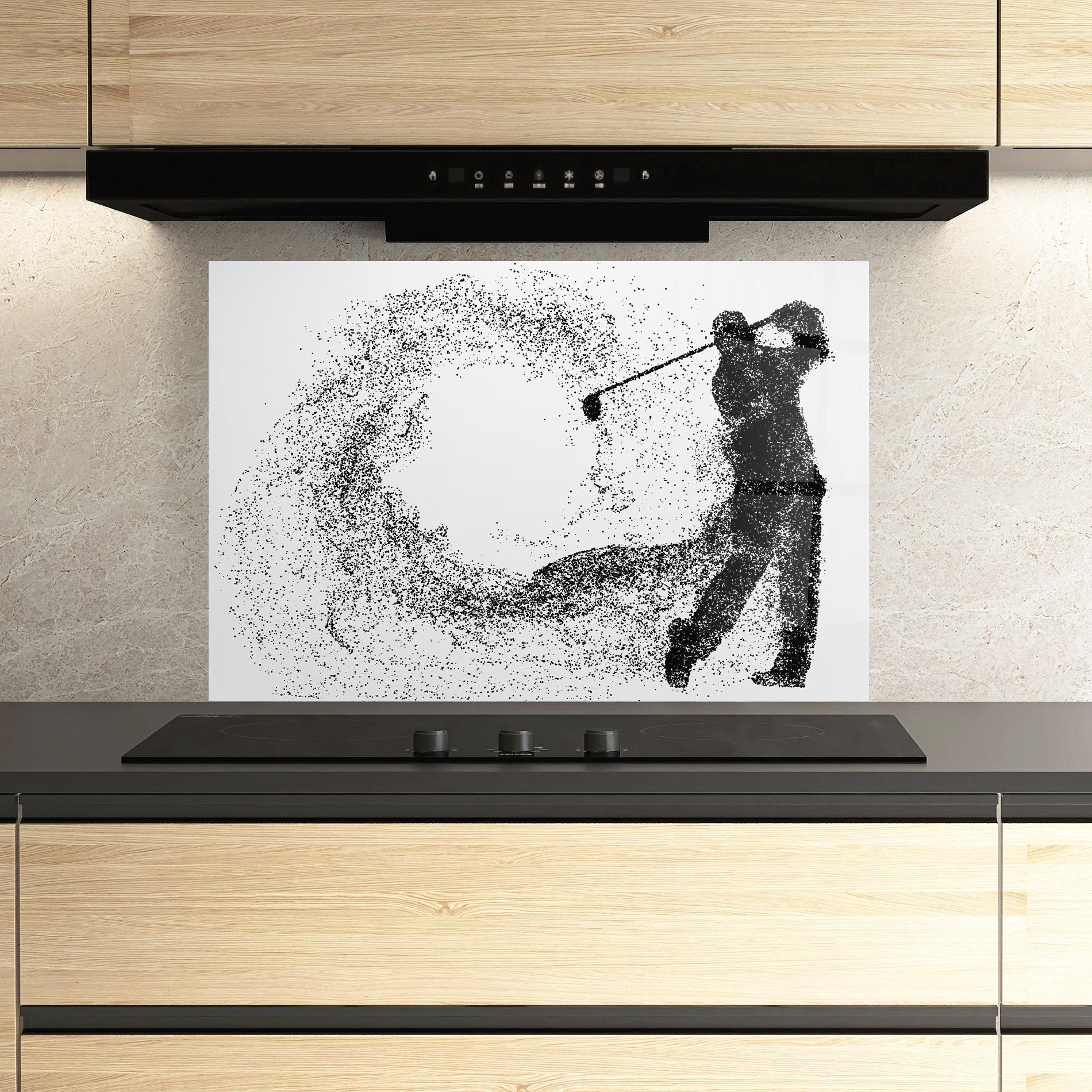 Konyhai üveg hátfal Golf Man mockup 3