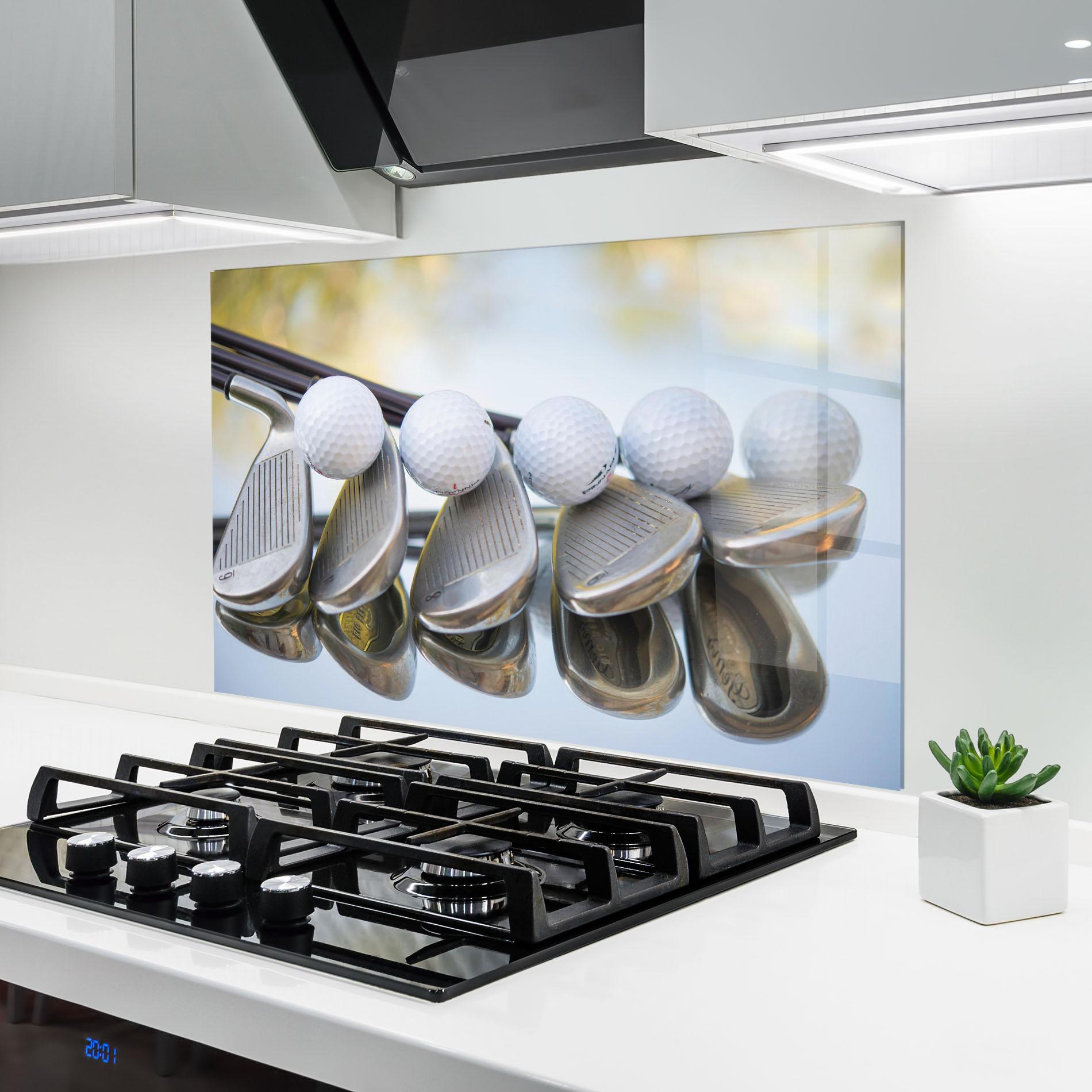 Konyhai üveg hátfal Golf Set mockup 6