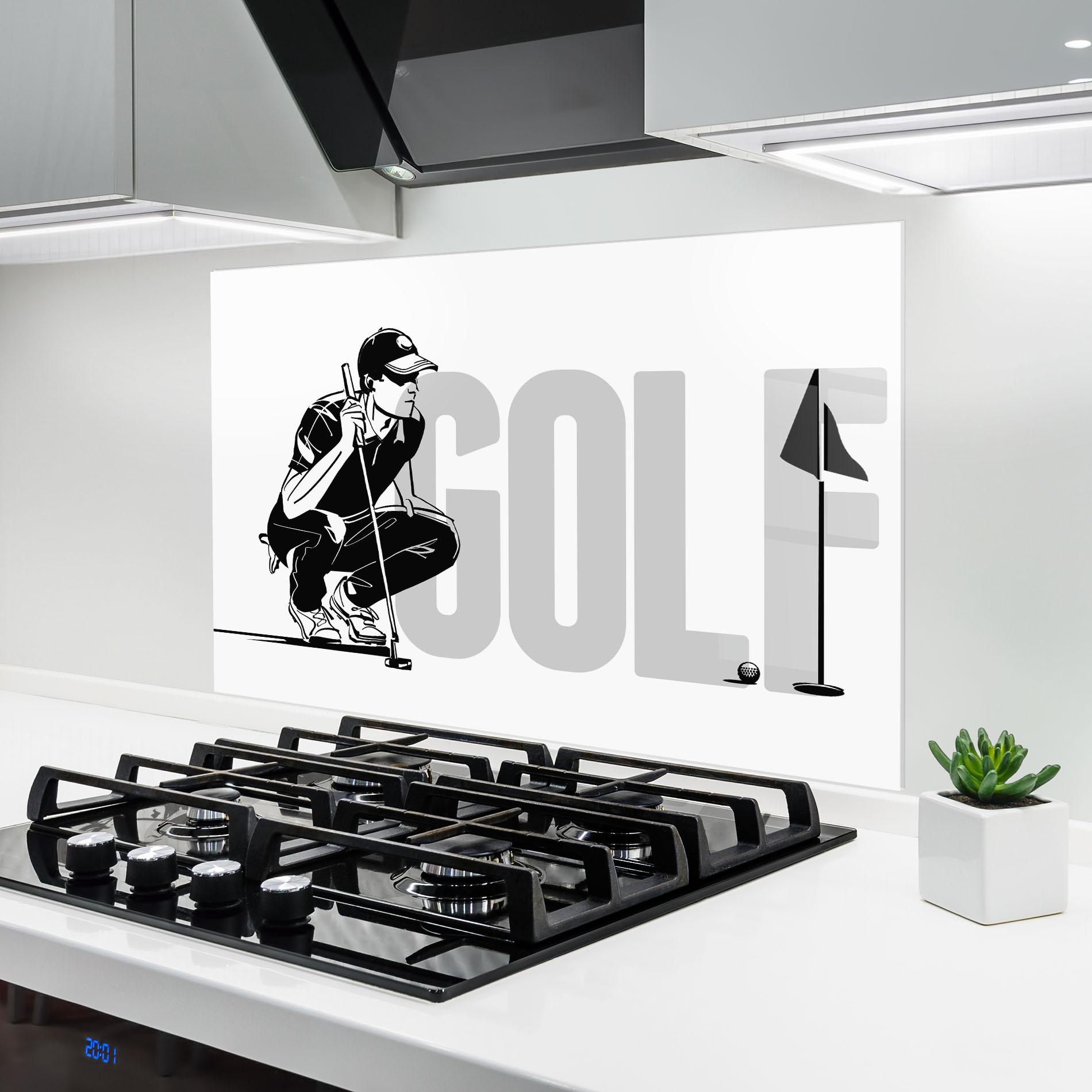 Konyhai üveg hátfal Golf mockup 6