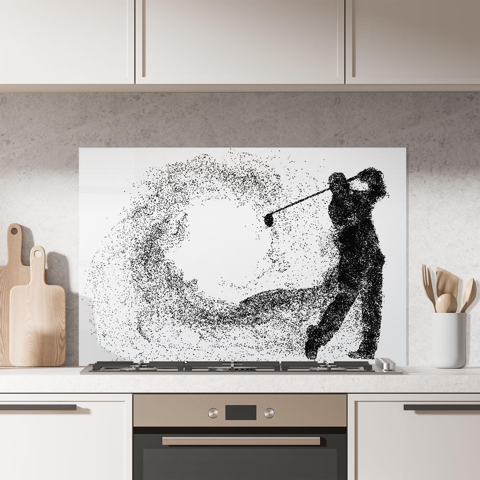 Konyhai üveg hátfal Golf Man mockup 7