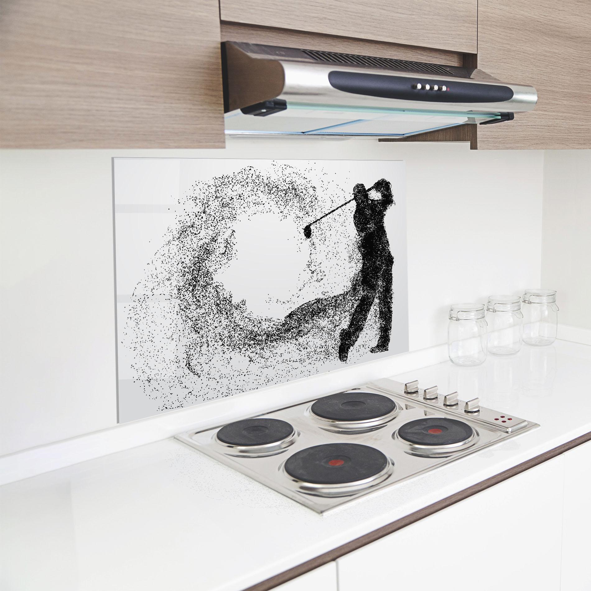 Konyhai üveg hátfal Golf Man mockup 8