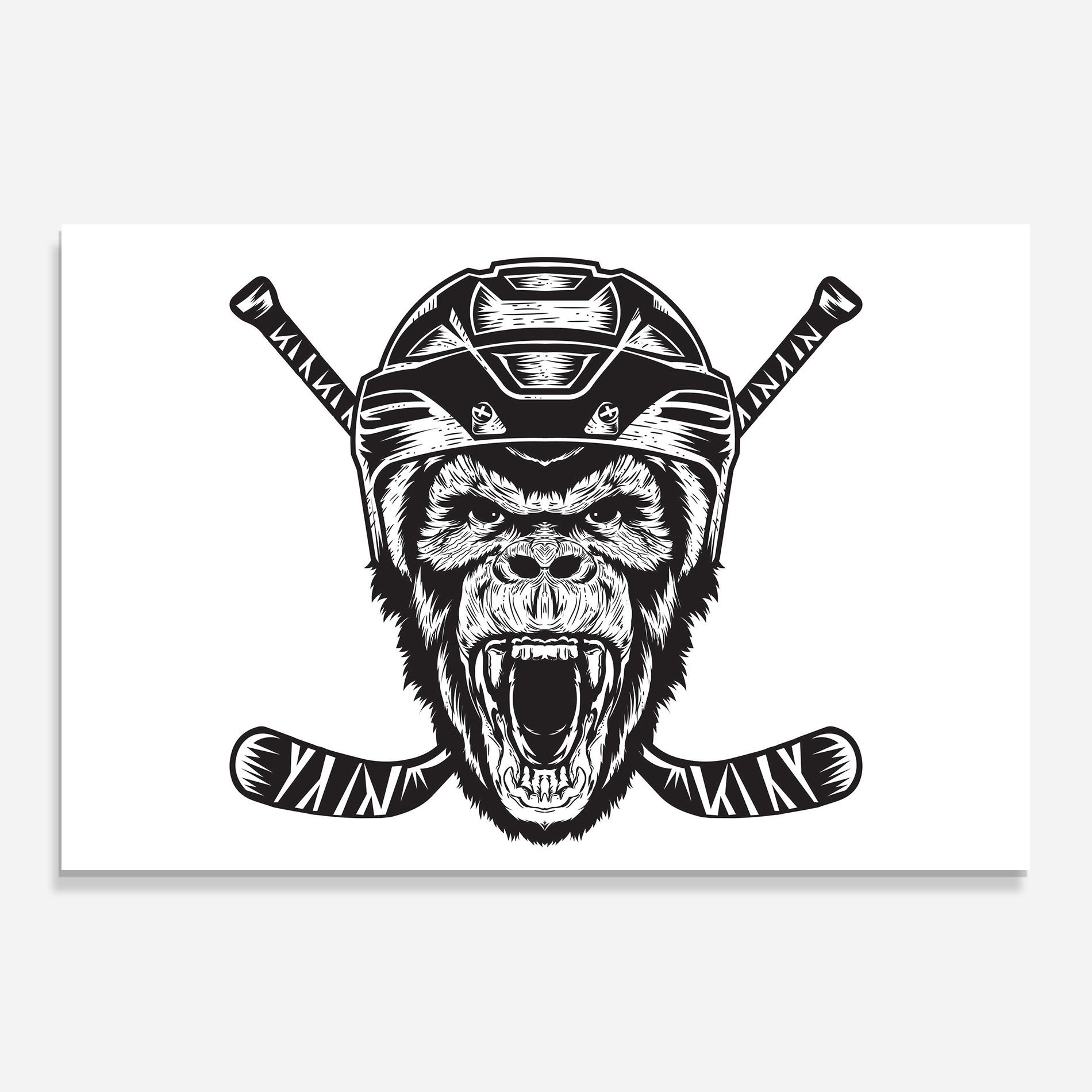 Monkey Hockey mockup 0