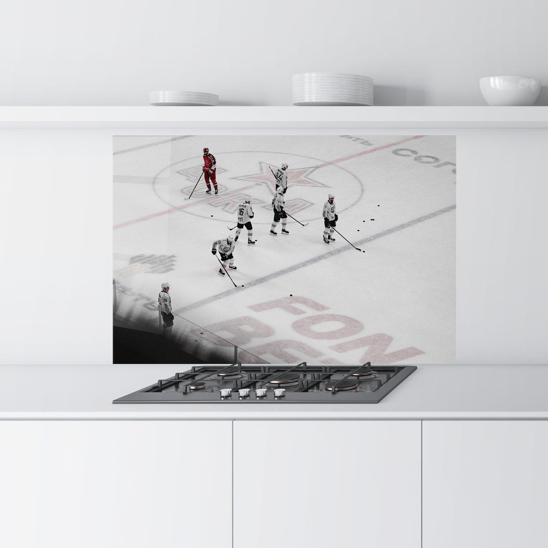 Konyhai üveg hátfal Ice Intuition mockup 9