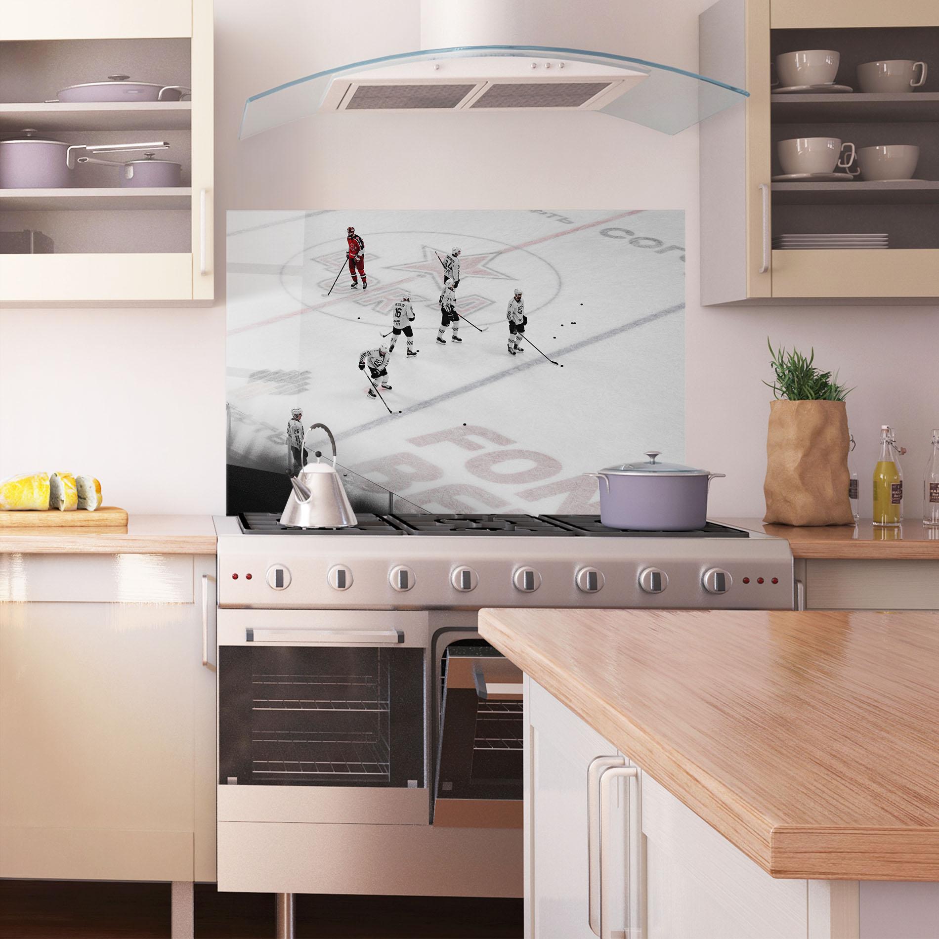 Konyhai üveg hátfal Ice Intuition mockup 1