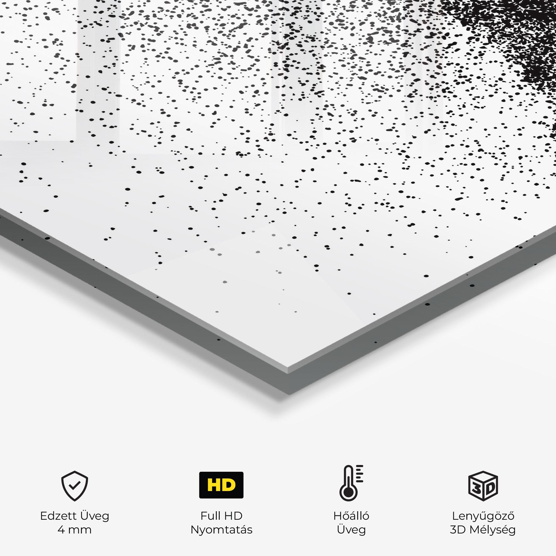 Konyhai üveg hátfal Hockey Art mockup 2