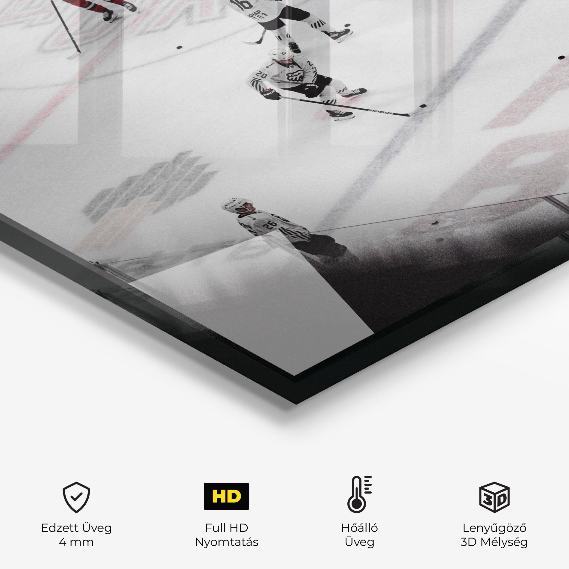 Konyhai üveg hátfal Ice Intuition mockup 2