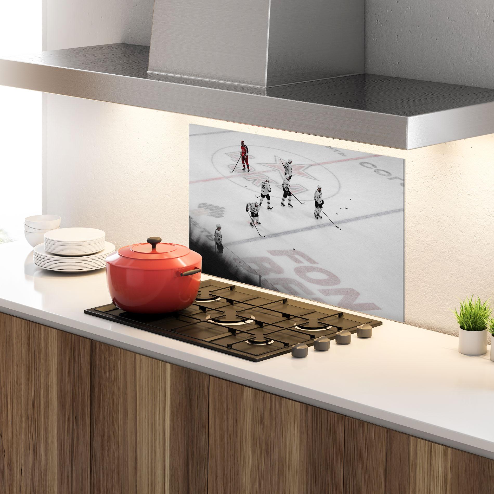 Konyhai üveg hátfal Ice Intuition mockup 4