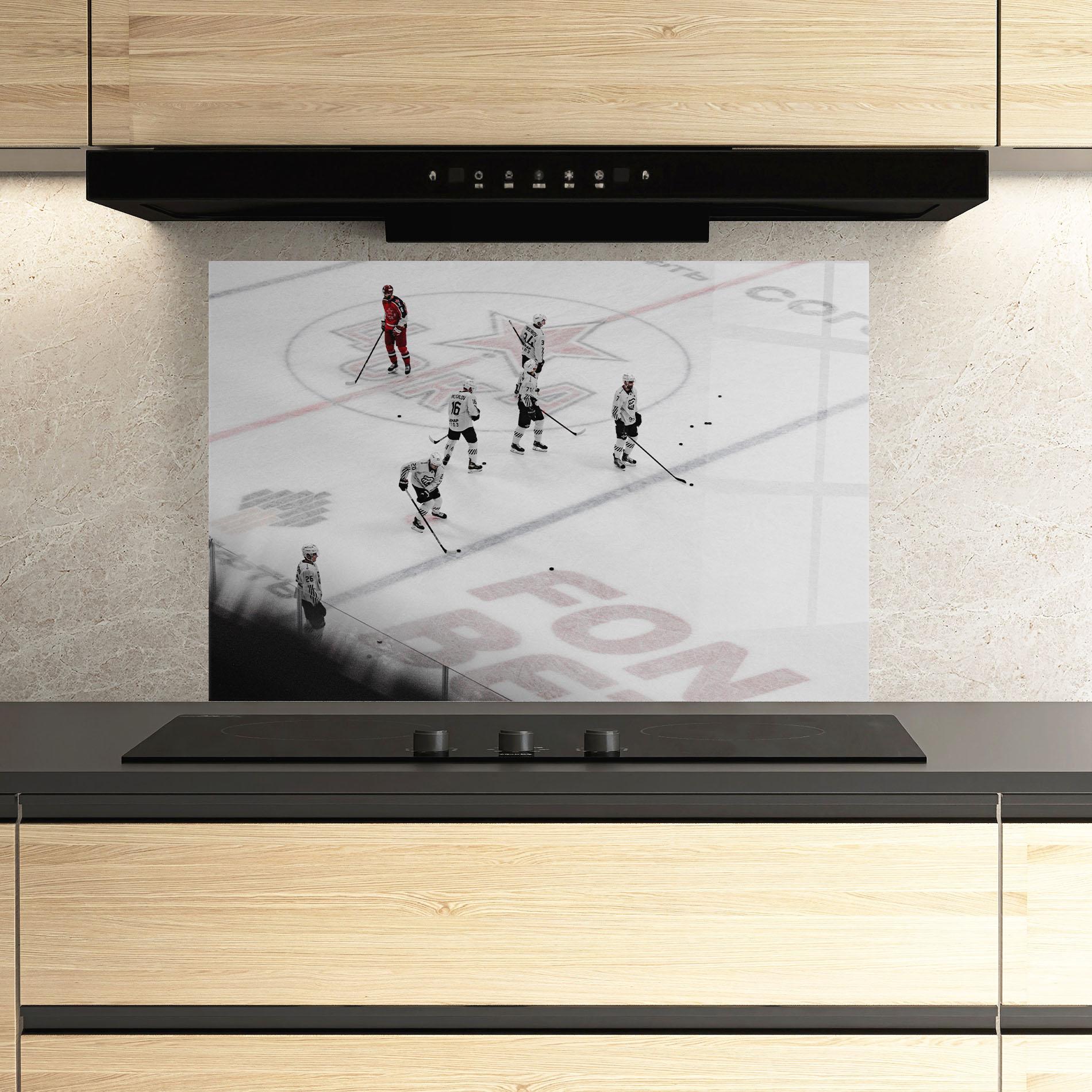 Konyhai üveg hátfal Ice Intuition mockup 3