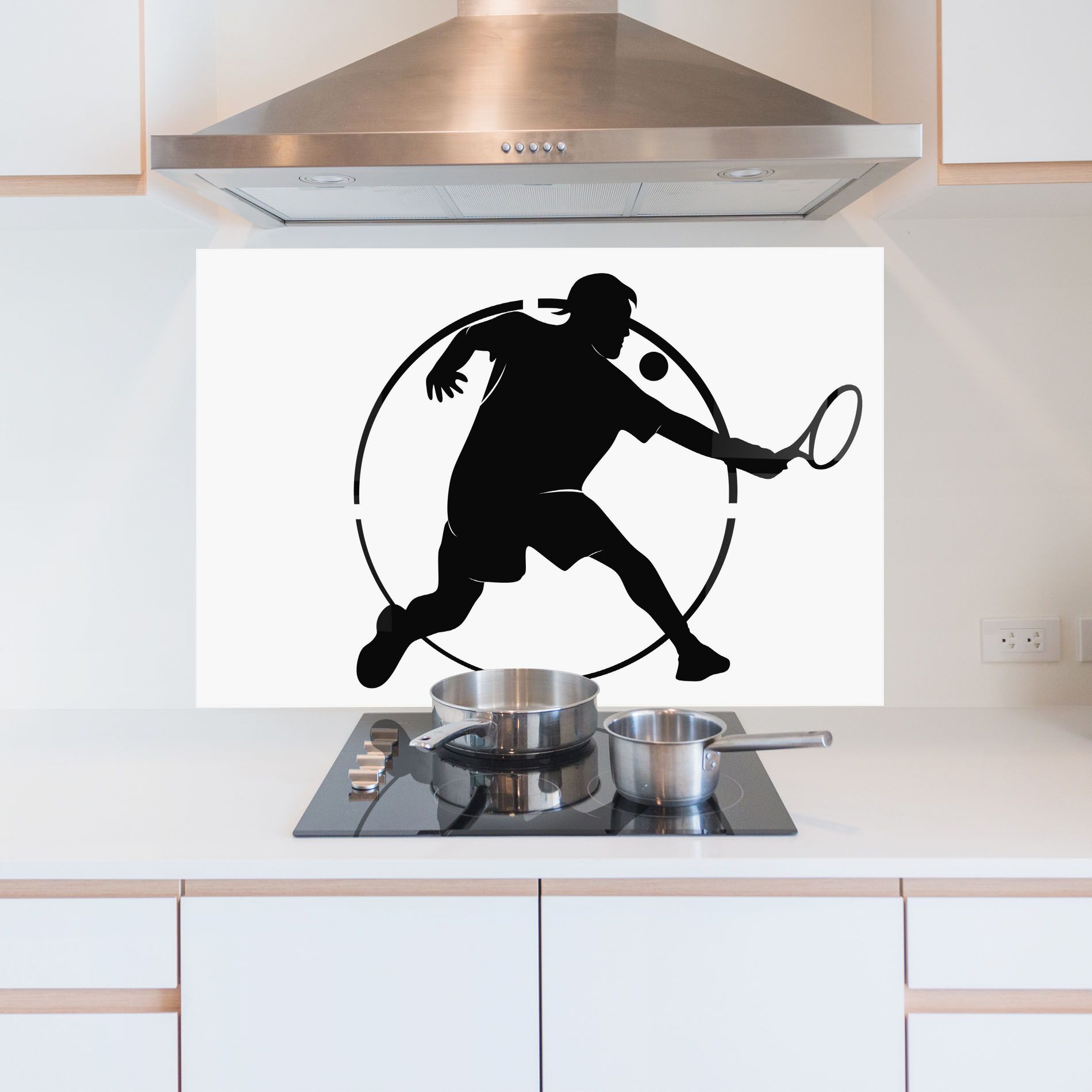 Tennis Black Circle mockup 5