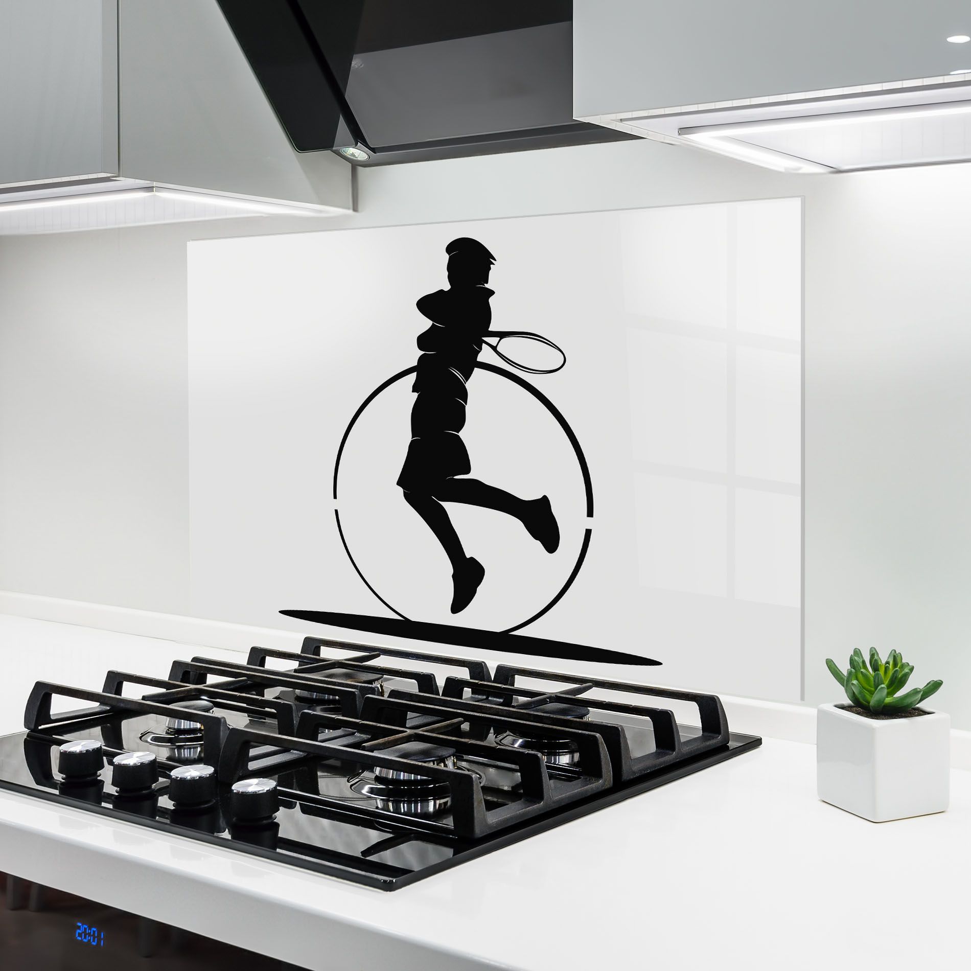 Tennis Circle Black mockup 6