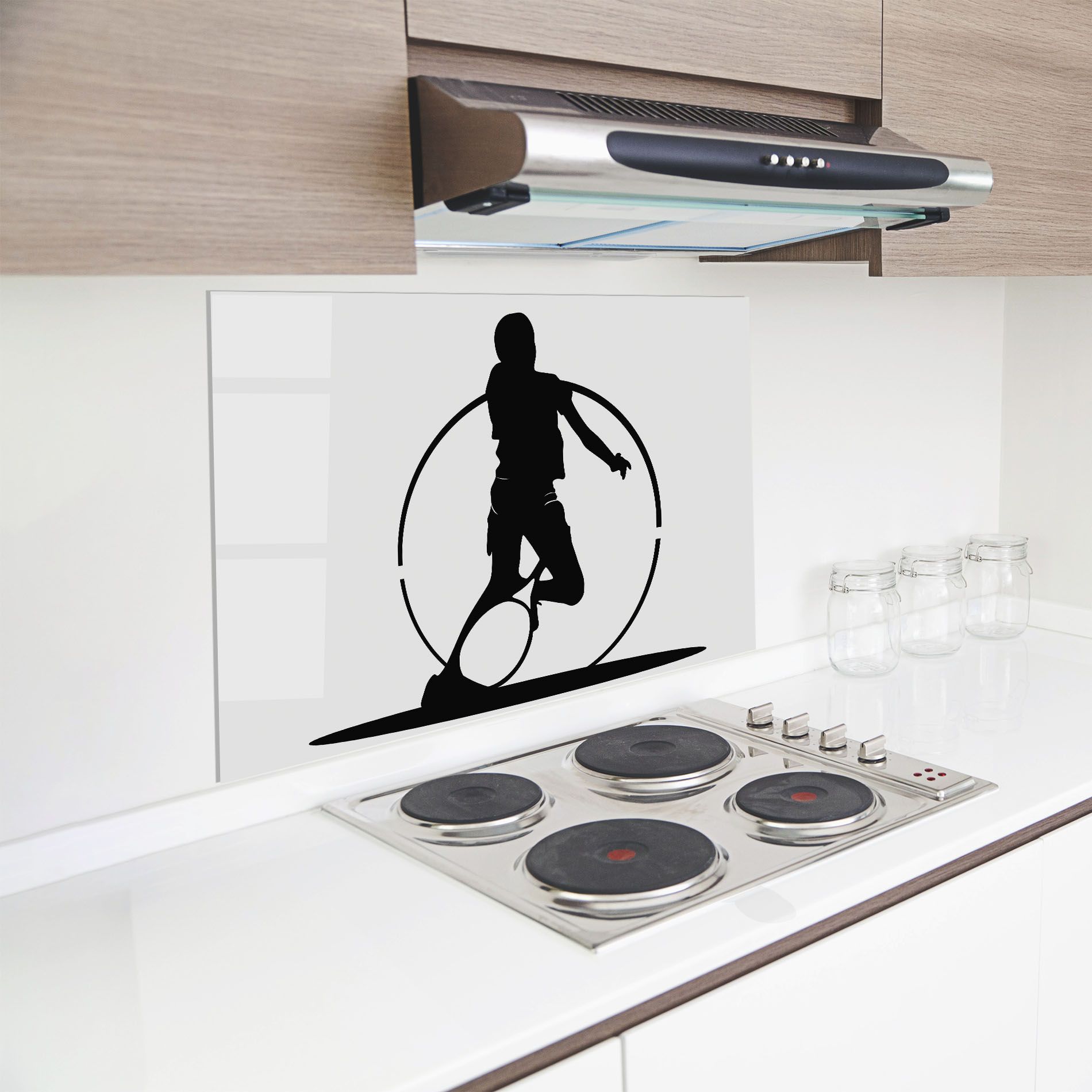 Black Tennis Circle mockup 8