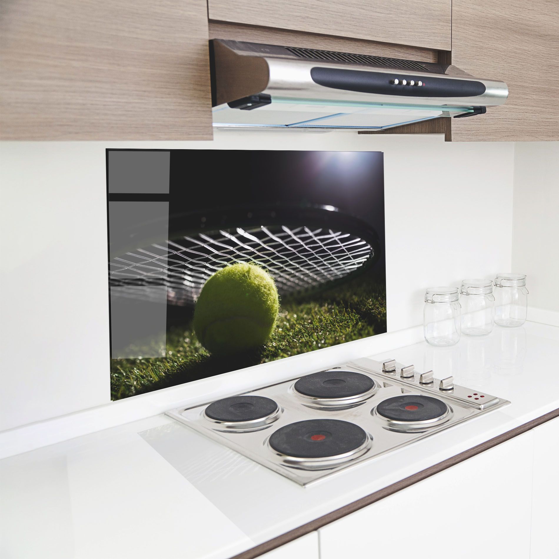 Close Up Tennis Ball mockup 8