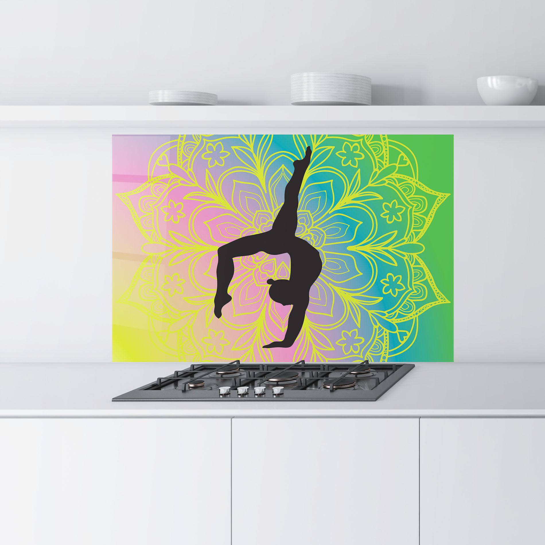 Konyhai üveg hátfal Peace Yoga 02 mockup 9