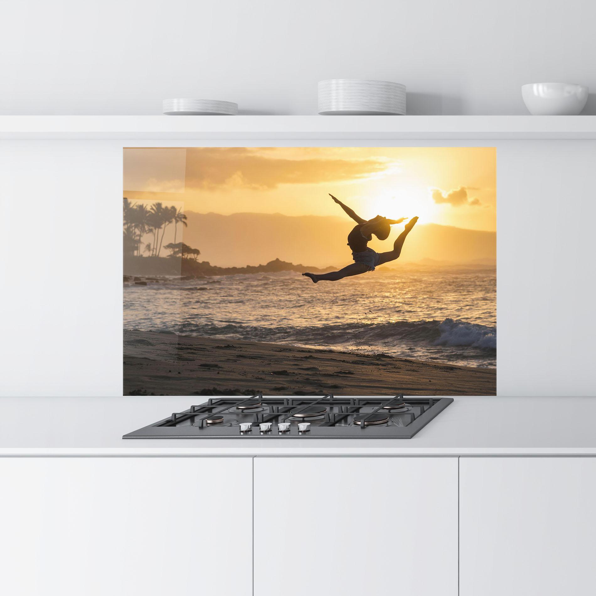 Konyhai üveg hátfal Radiant Ripple mockup 9