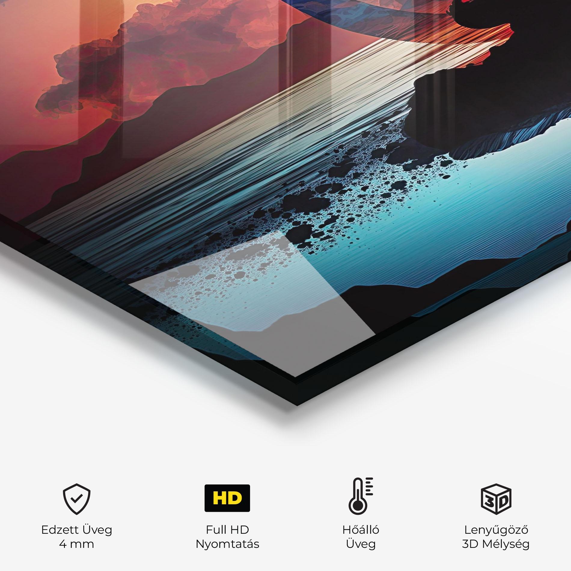 Konyhai üveg hátfal Om Orbit mockup 2