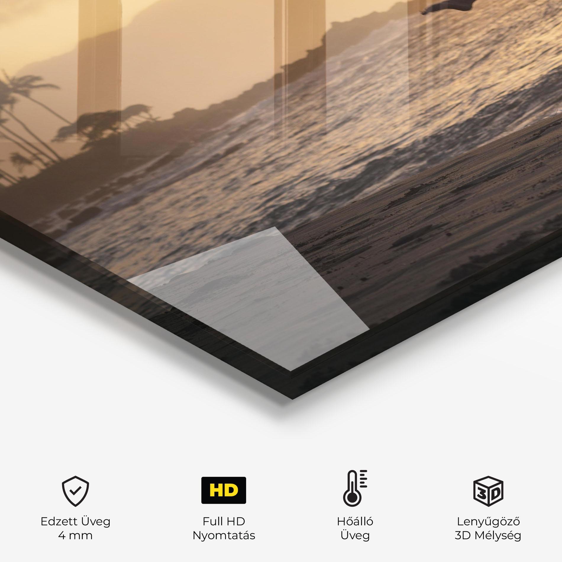 Konyhai üveg hátfal Radiant Ripple mockup 2