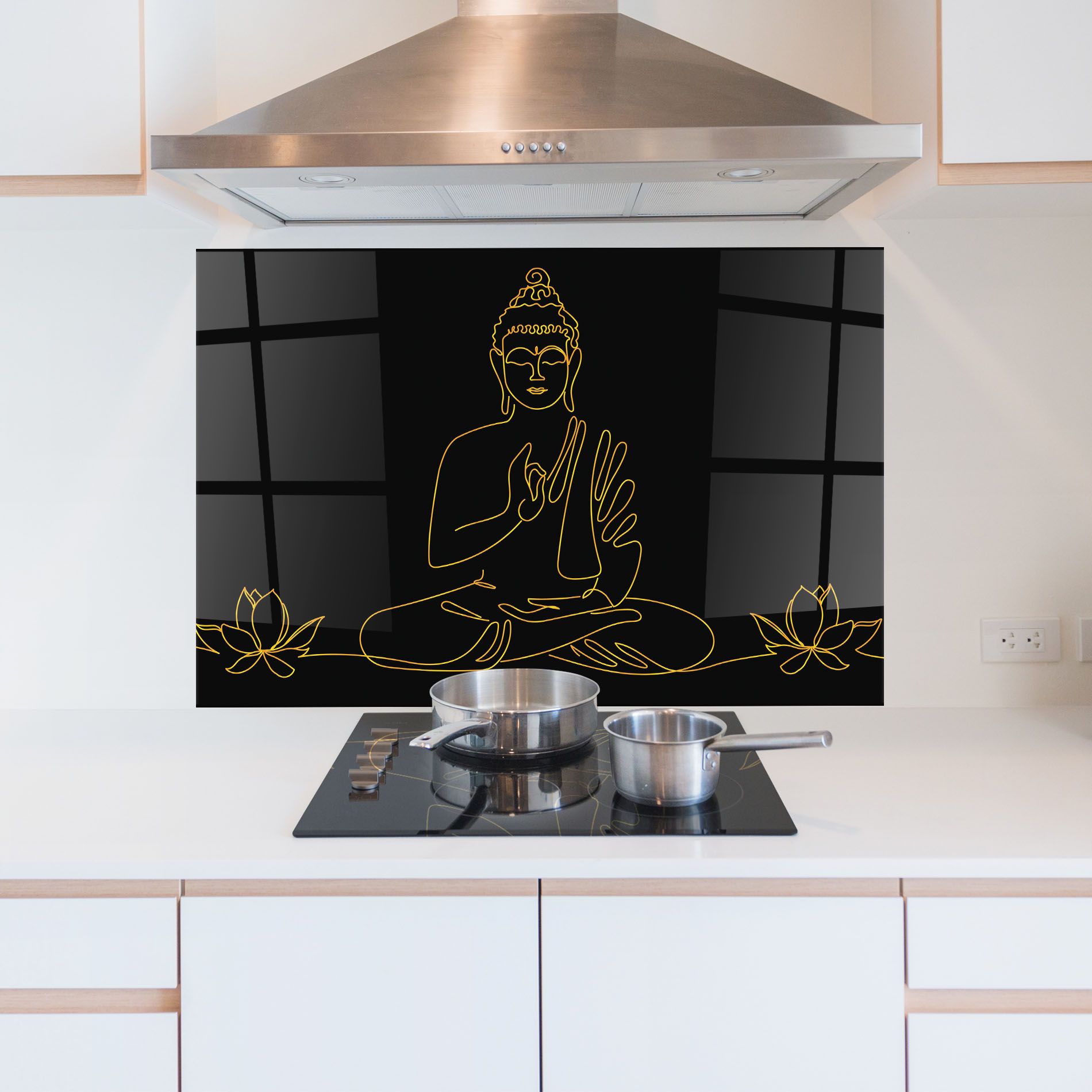Buddha Gold Line mockup 5