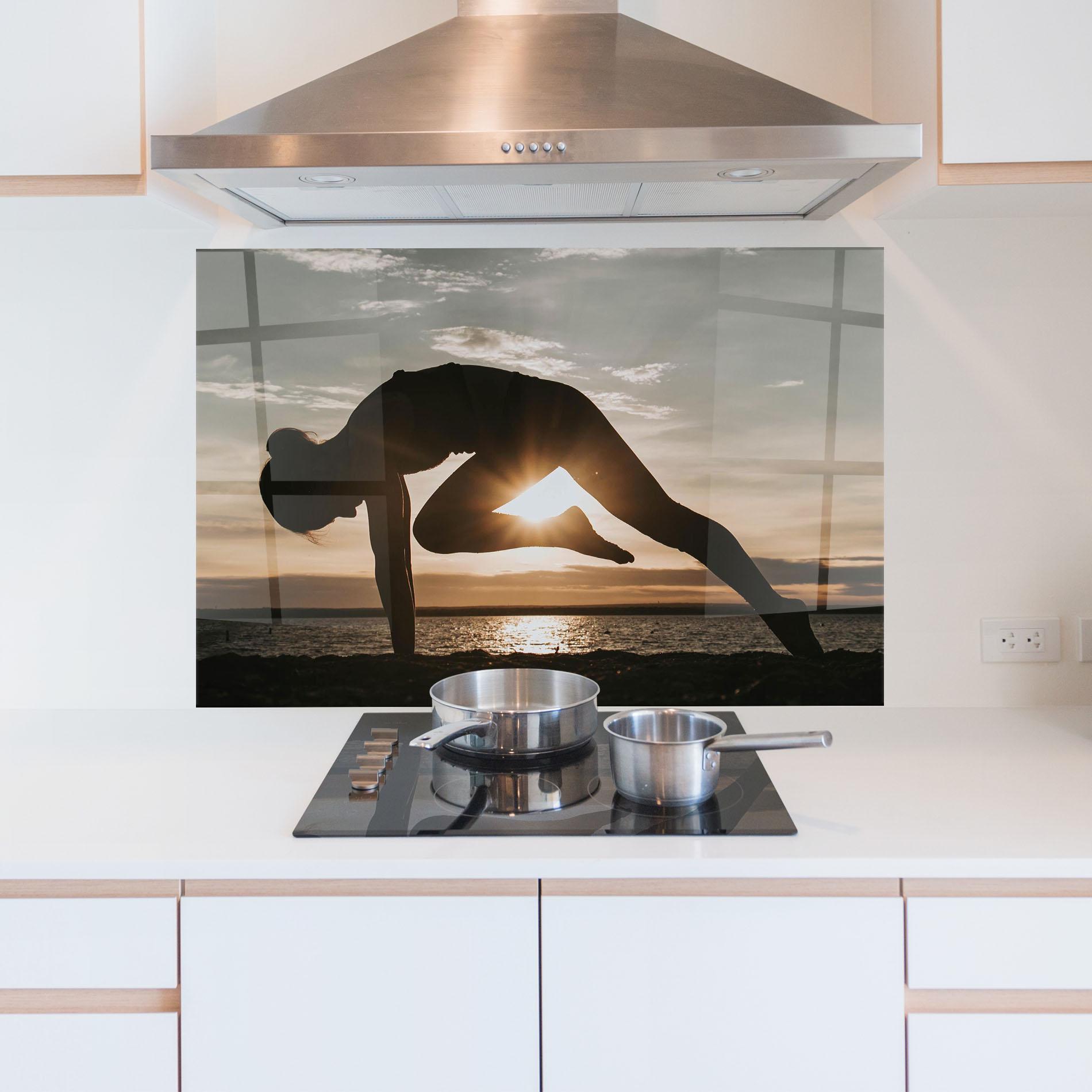 Konyhai üveg hátfal Harmony Hush mockup 5