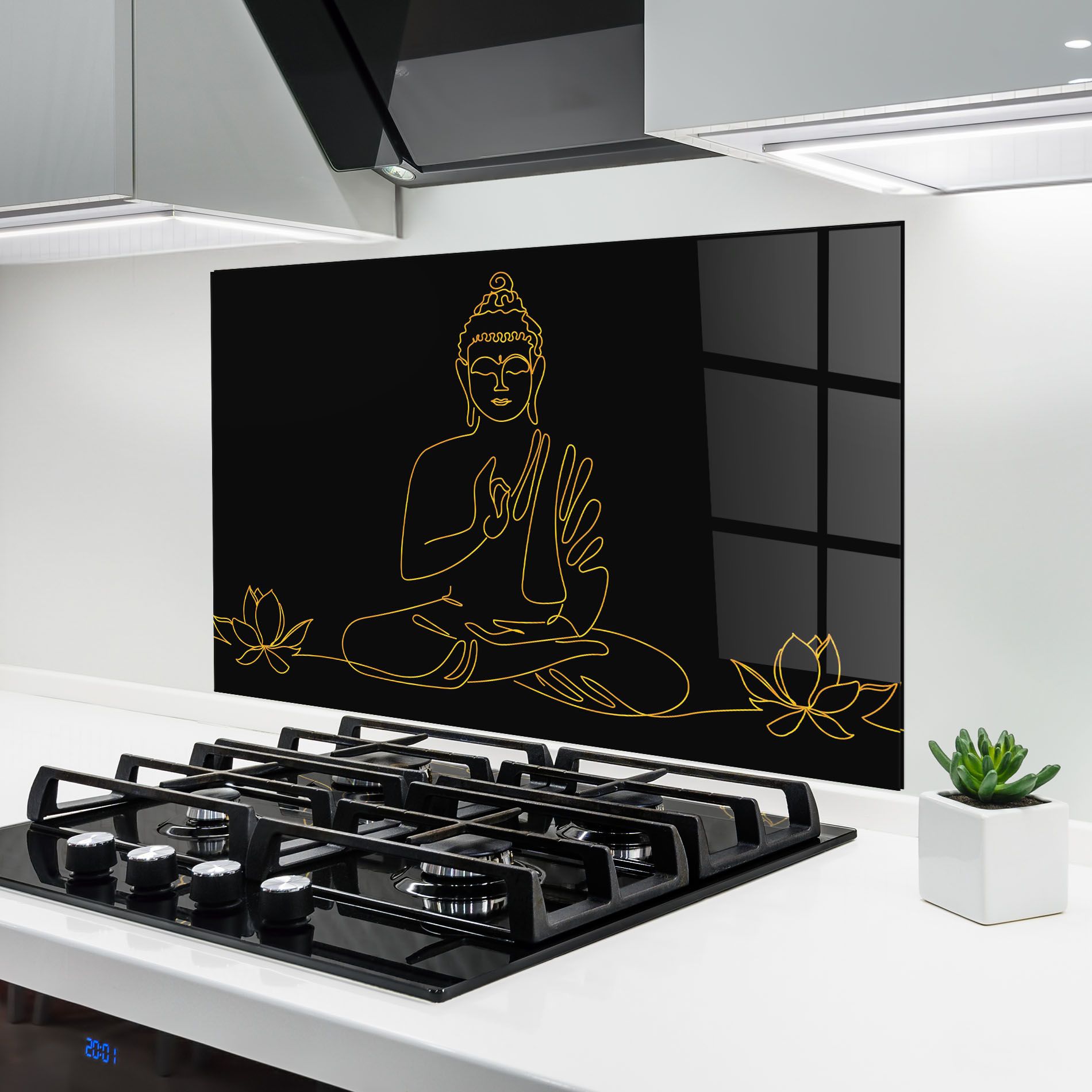 Buddha Gold Line mockup 6
