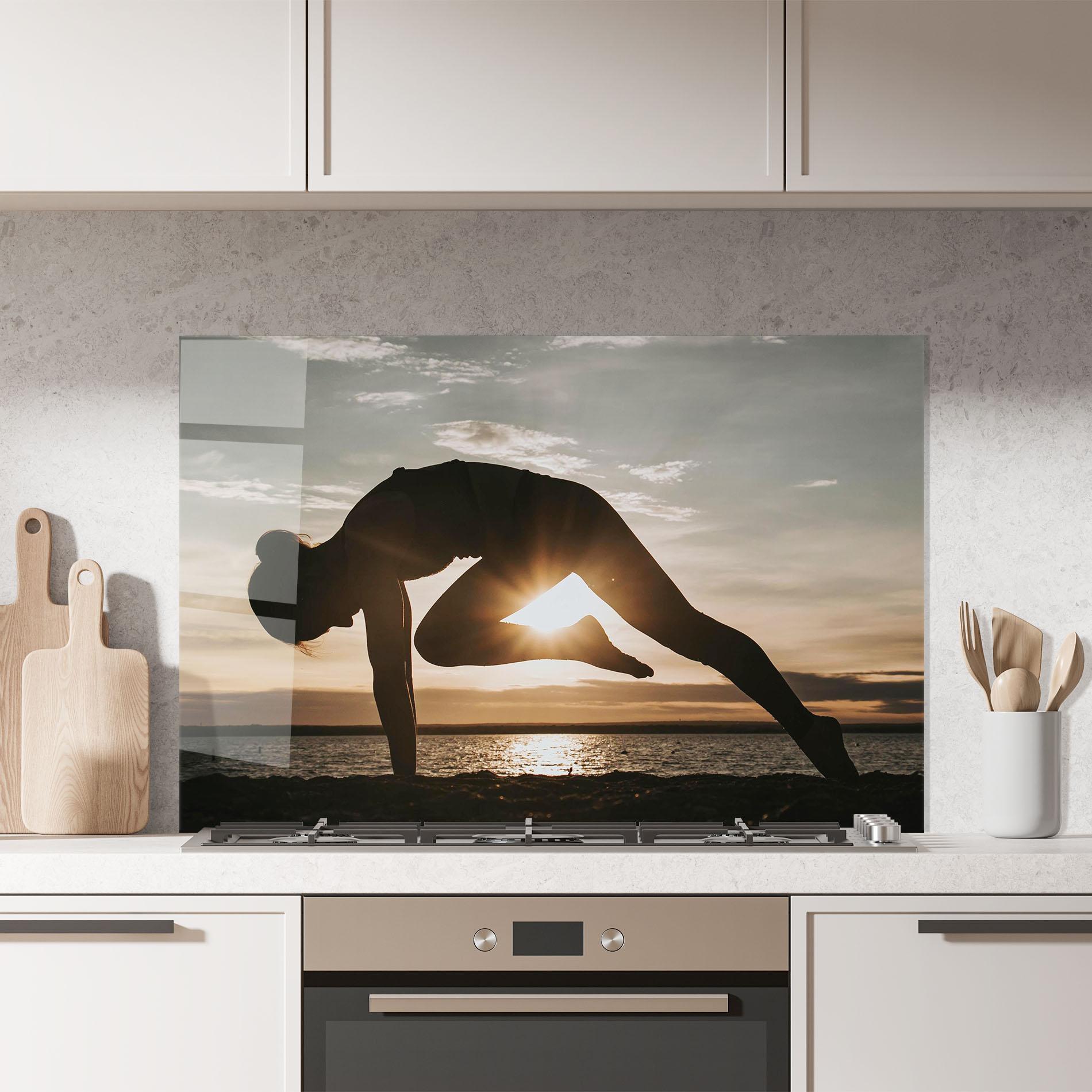 Konyhai üveg hátfal Harmony Hush mockup 7