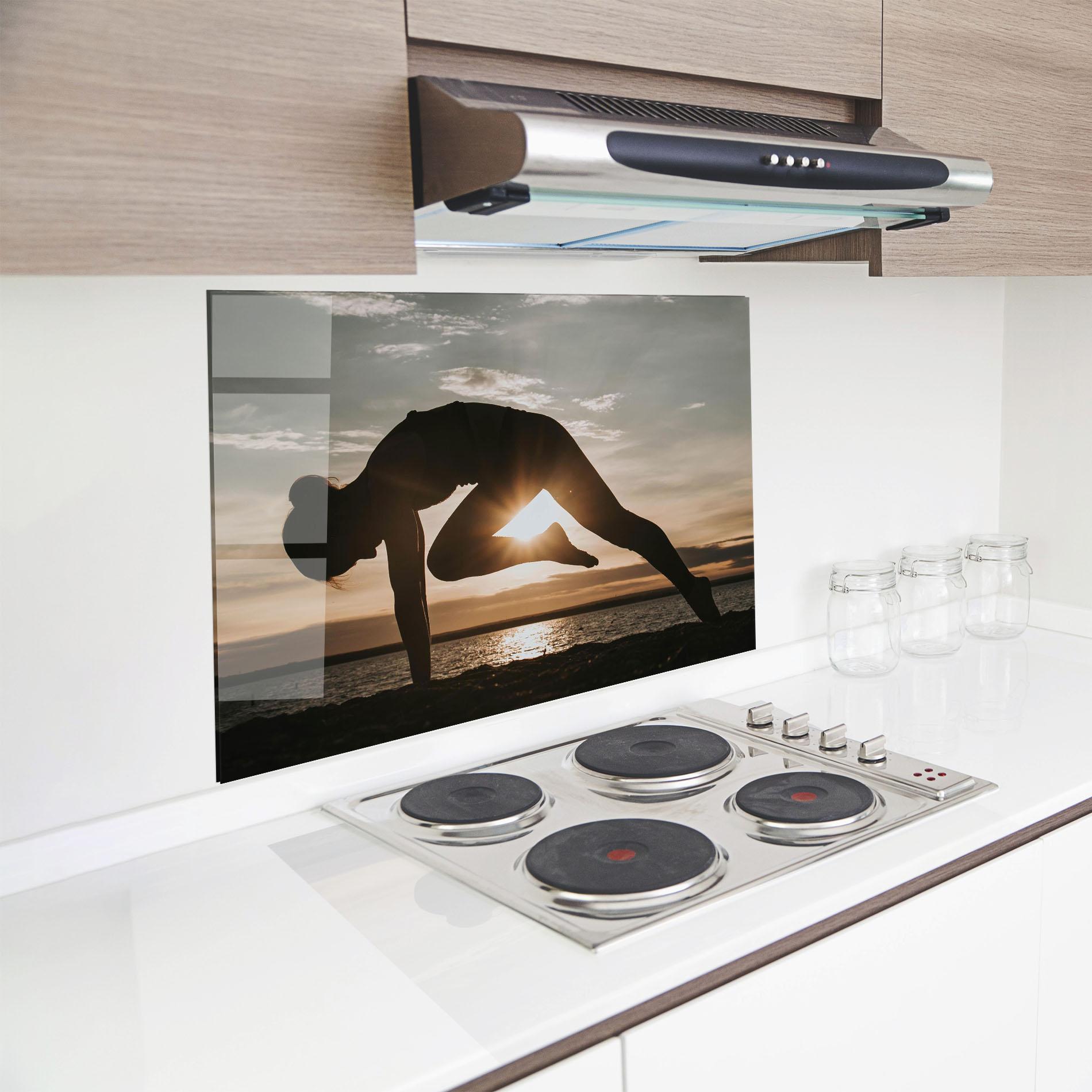 Konyhai üveg hátfal Harmony Hush mockup 8