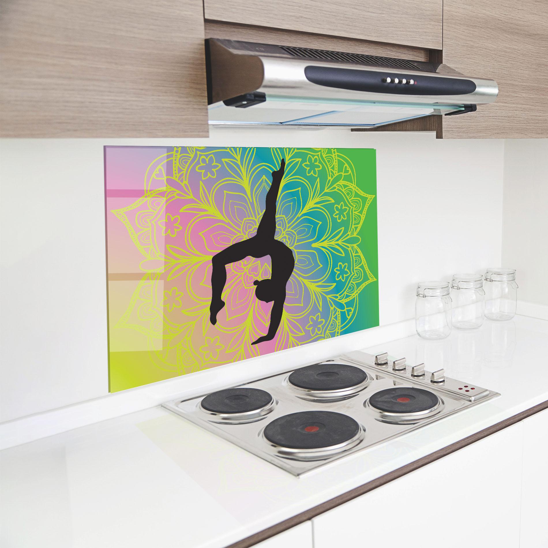 Konyhai üveg hátfal Peace Yoga 02 mockup 8