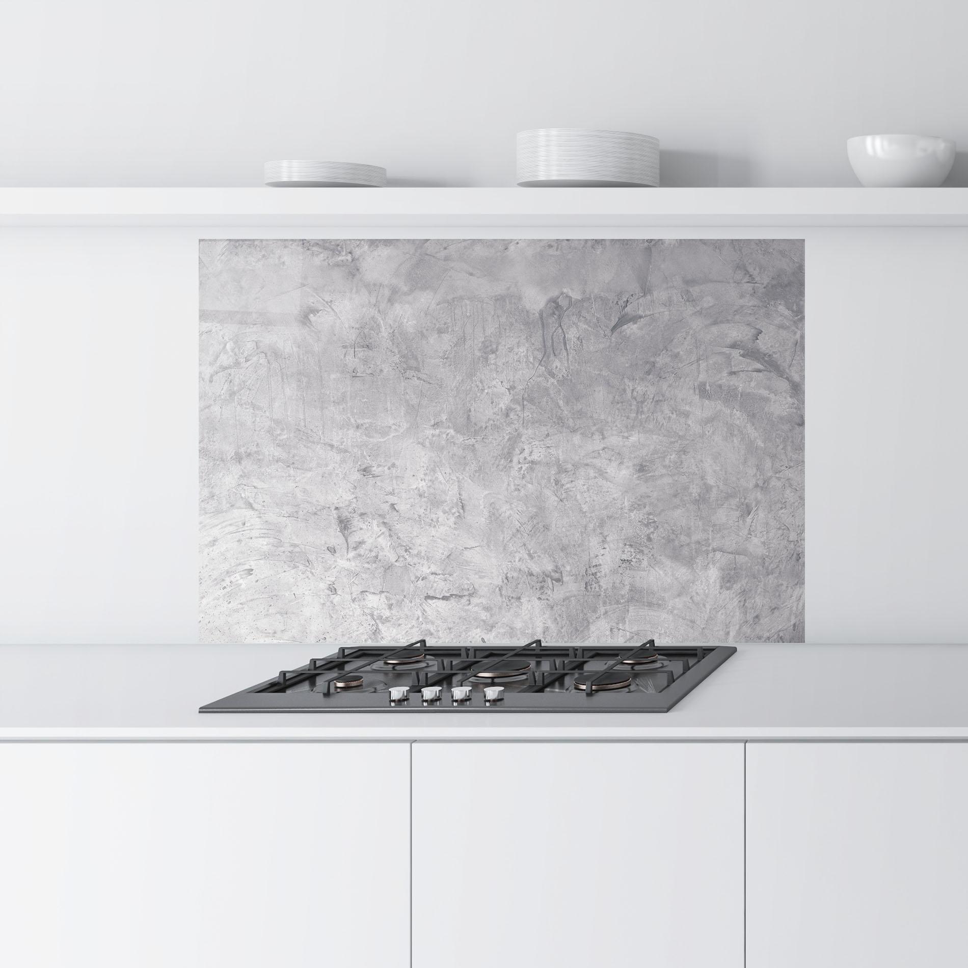 Konyhai üveg hátfal Abstract Grey Wall mockup 9