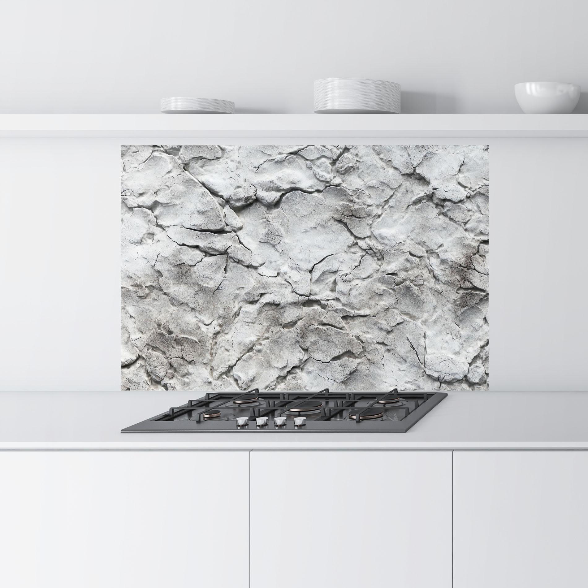 Konyhai üveg hátfal Texture Gray Stone Wall mockup 9