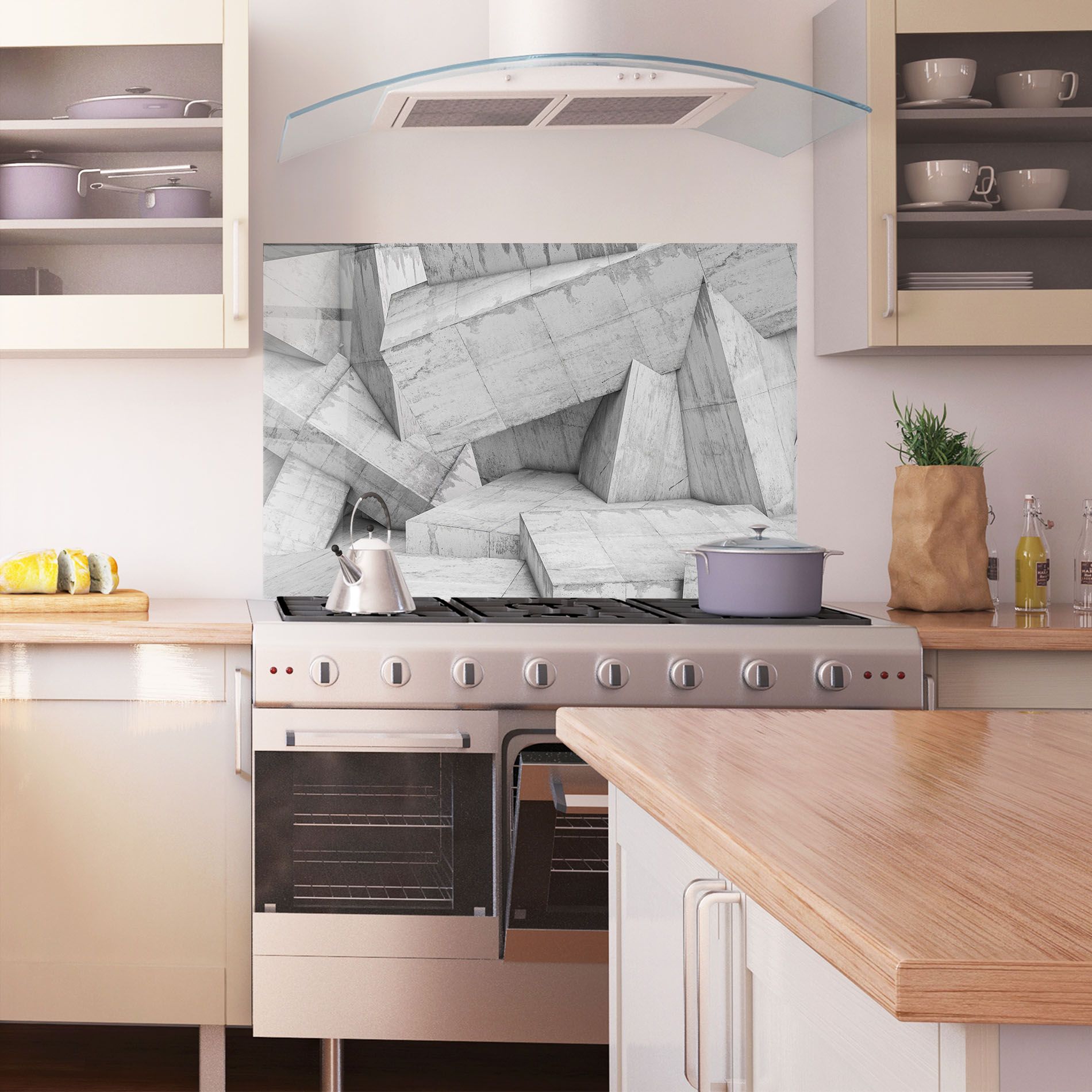 Concrete Geometric mockup 1