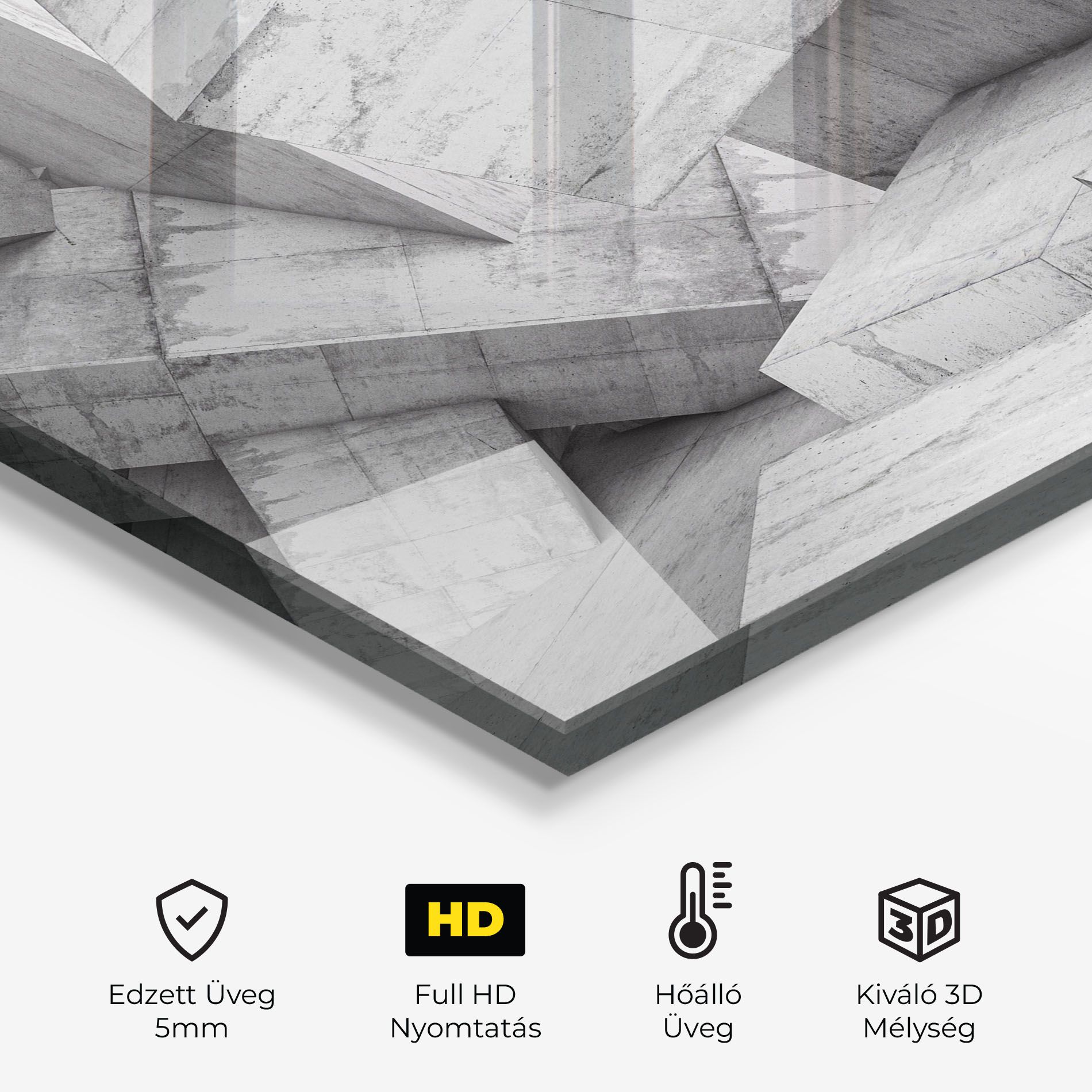 Concrete Geometric mockup 2