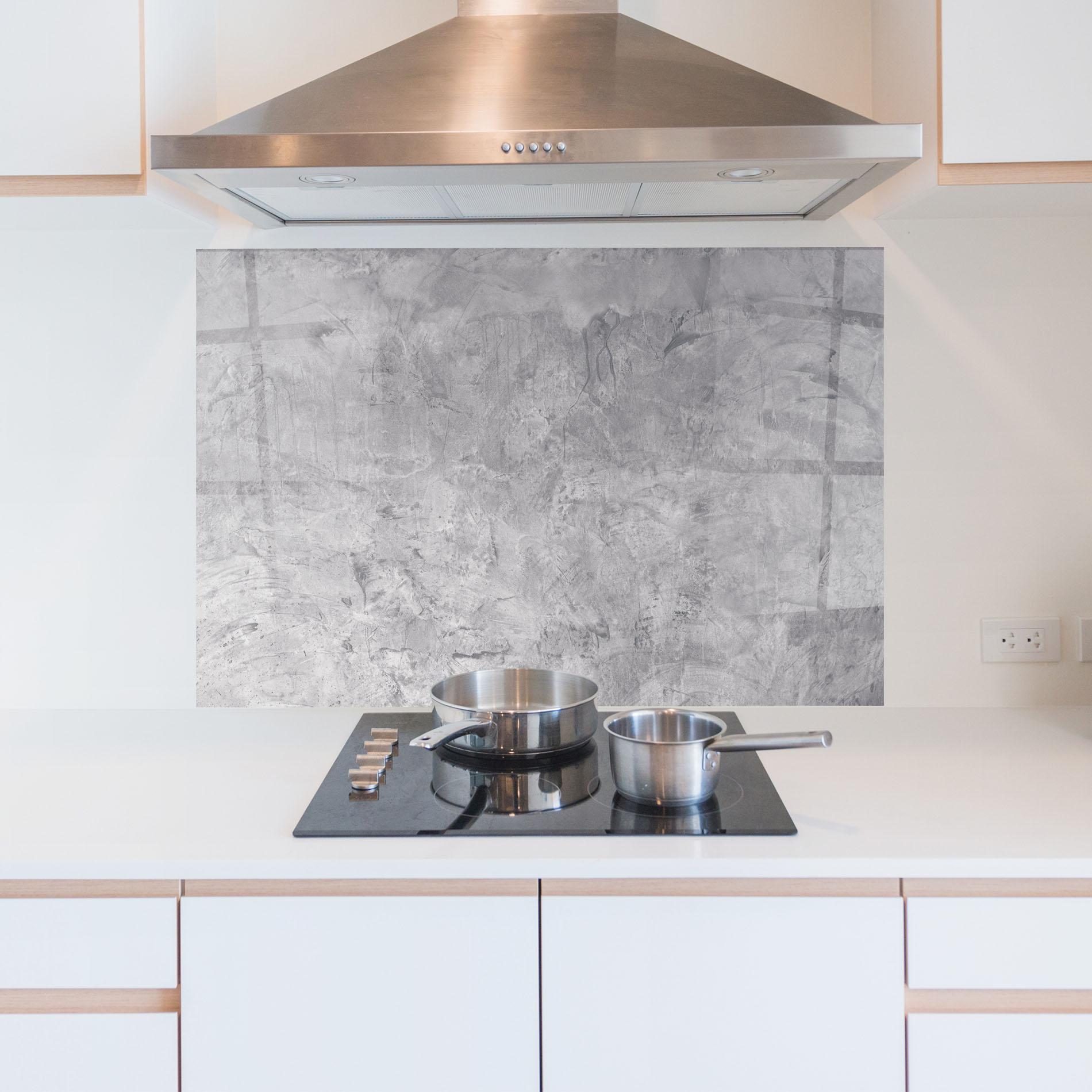 Konyhai üveg hátfal Abstract Grey Wall mockup 5