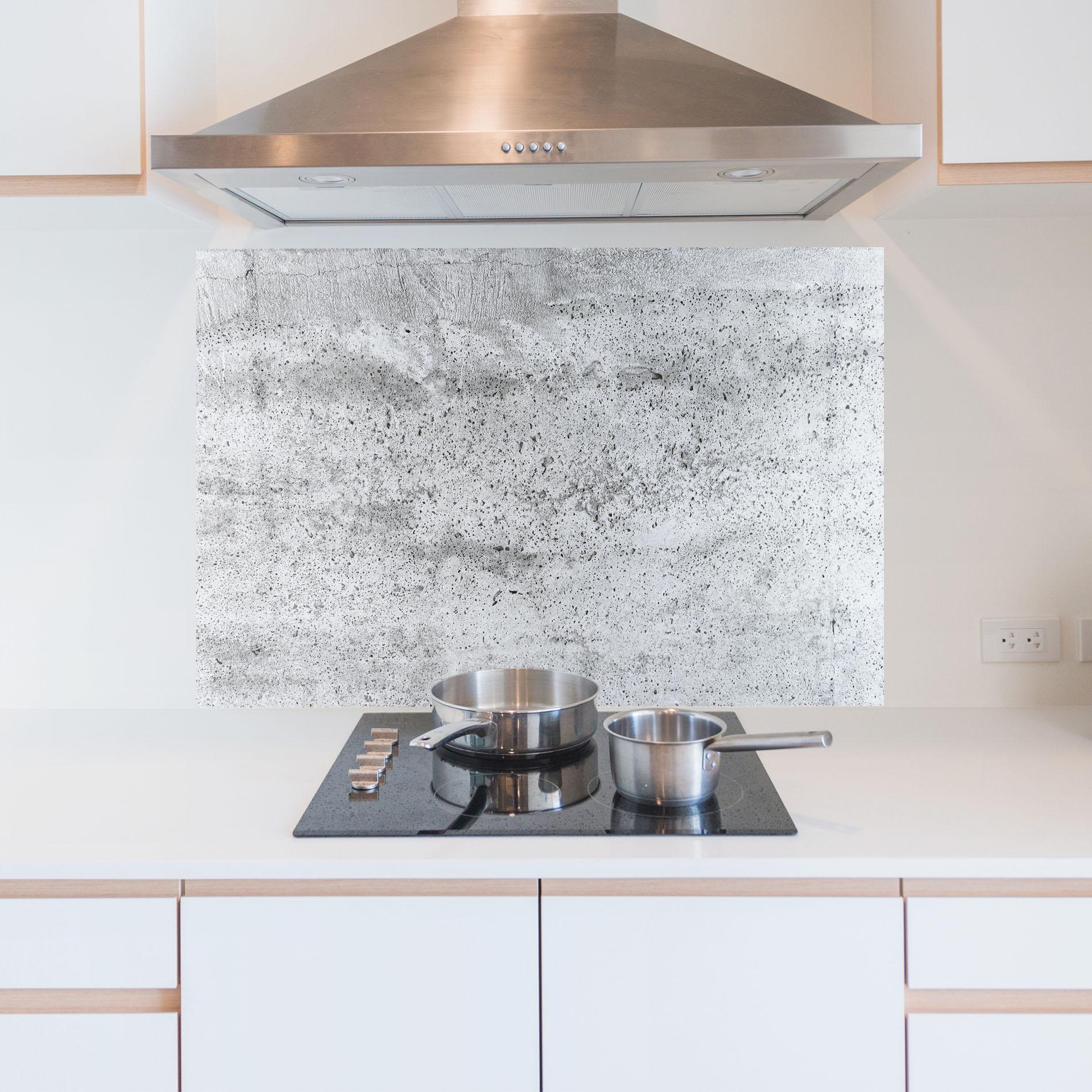 Konyhai üveg hátfal Cement Texture mockup 5