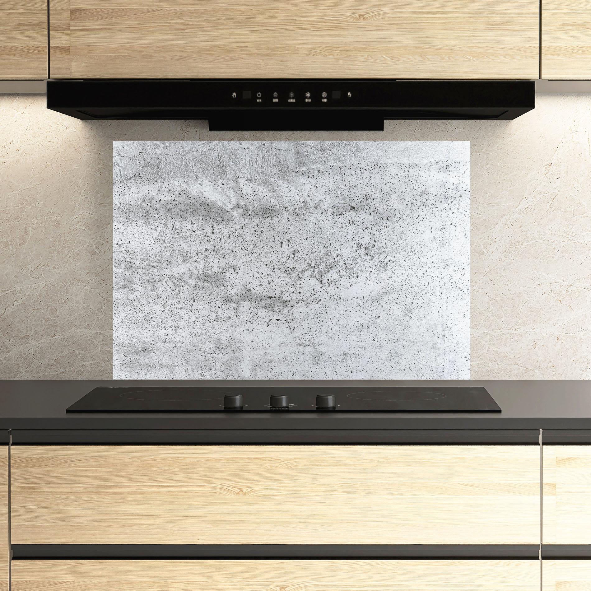 Konyhai üveg hátfal Cement Texture mockup 3