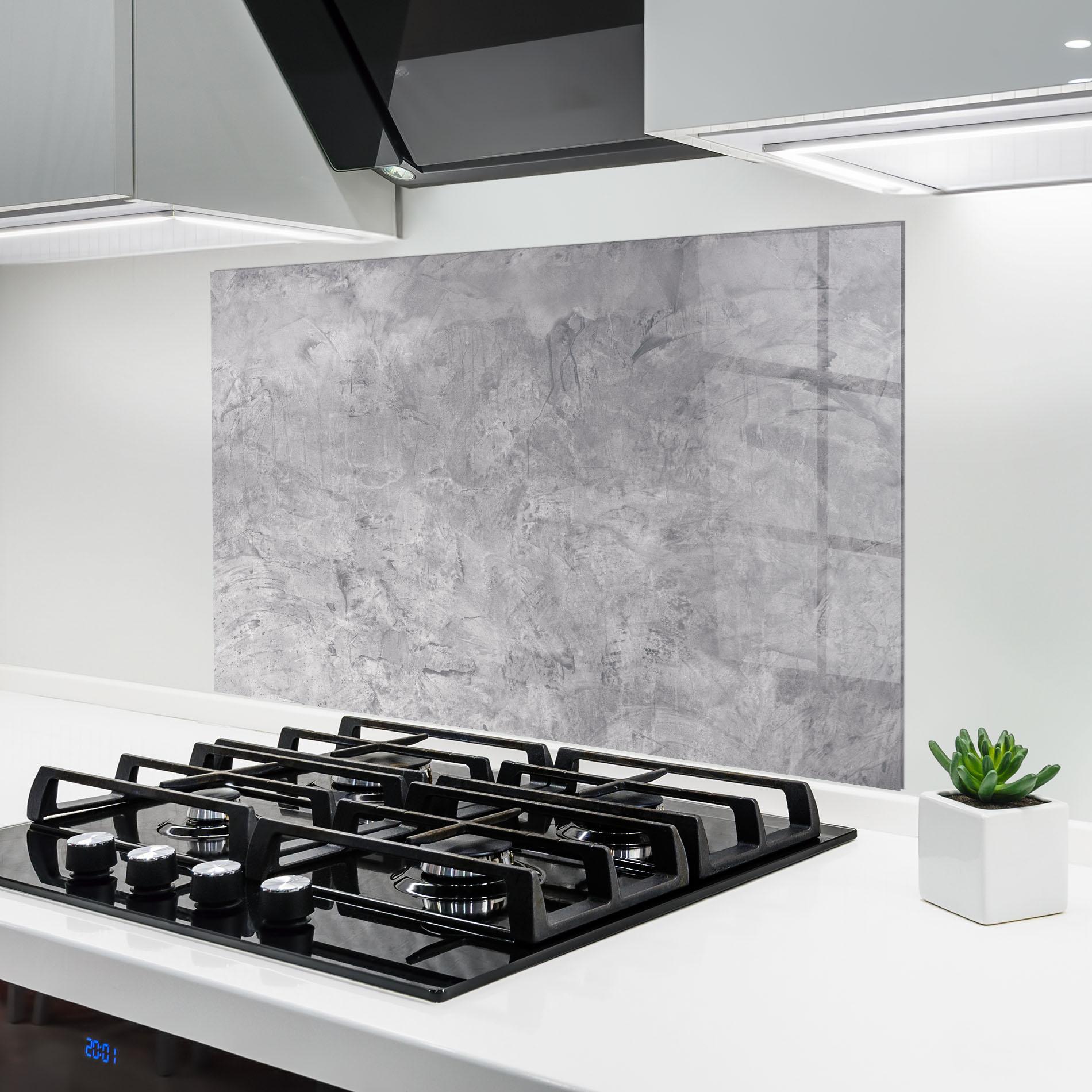 Konyhai üveg hátfal Abstract Grey Wall mockup 6