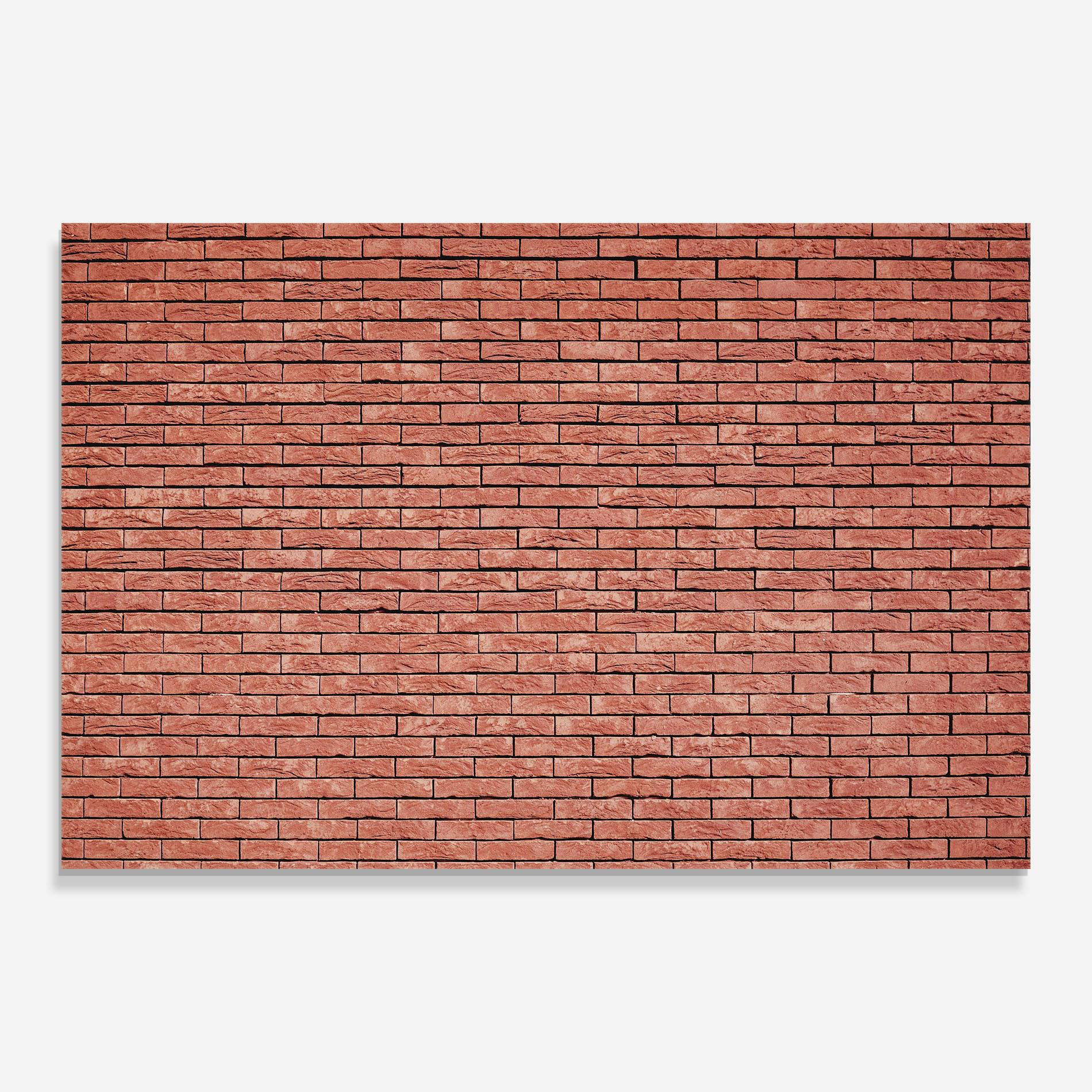 Konyhai üveg hátfal Bricks Pattern mockup 0