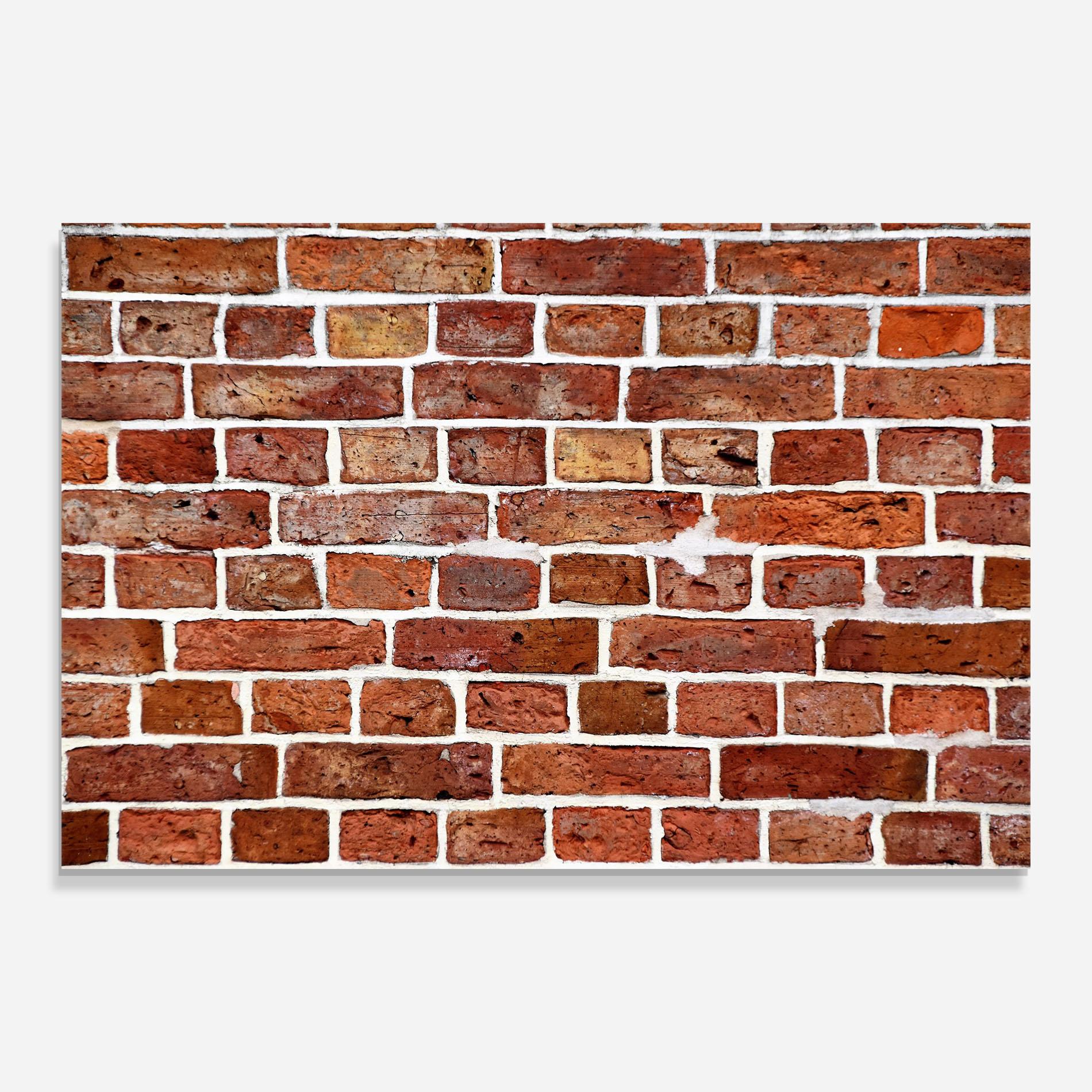 Konyhai üveg hátfal Stained Bricks mockup 0