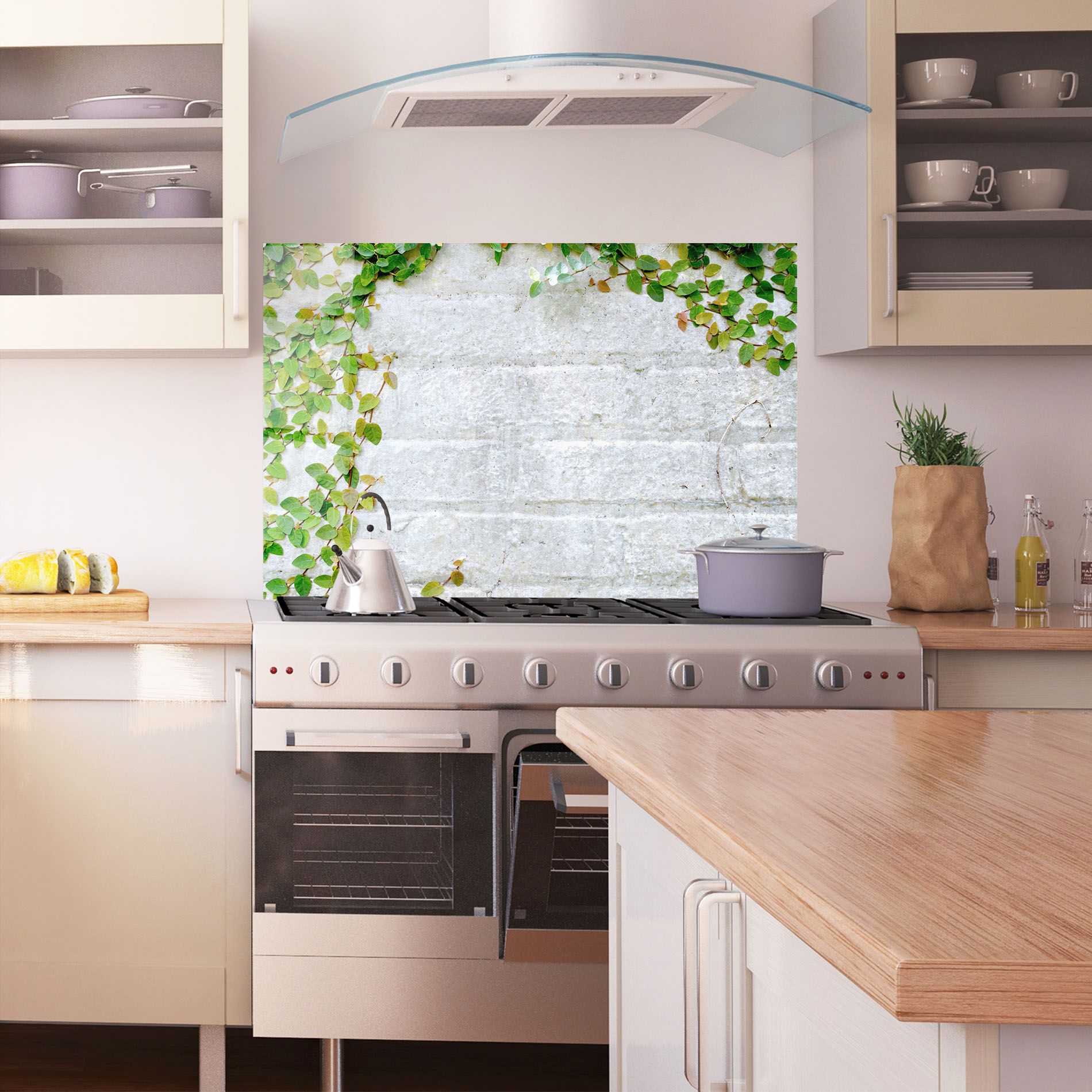 Bricks With Leaves mockup 1