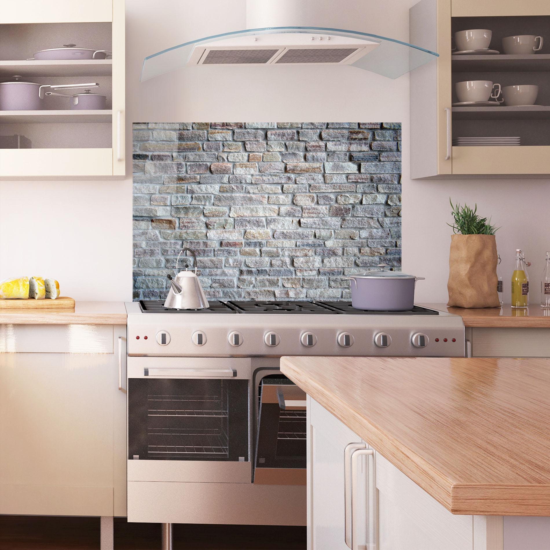 Konyhai üveg hátfal Greyish Bircks mockup 1