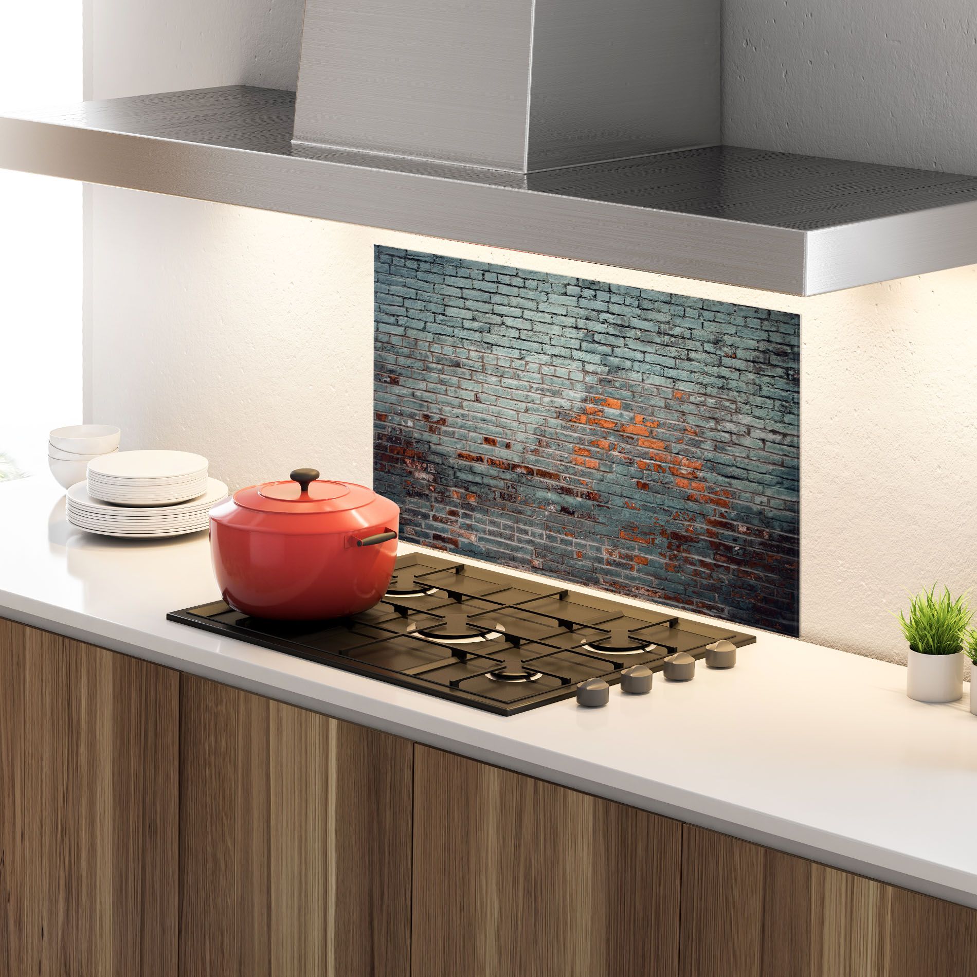 Colorful Bircks mockup 4