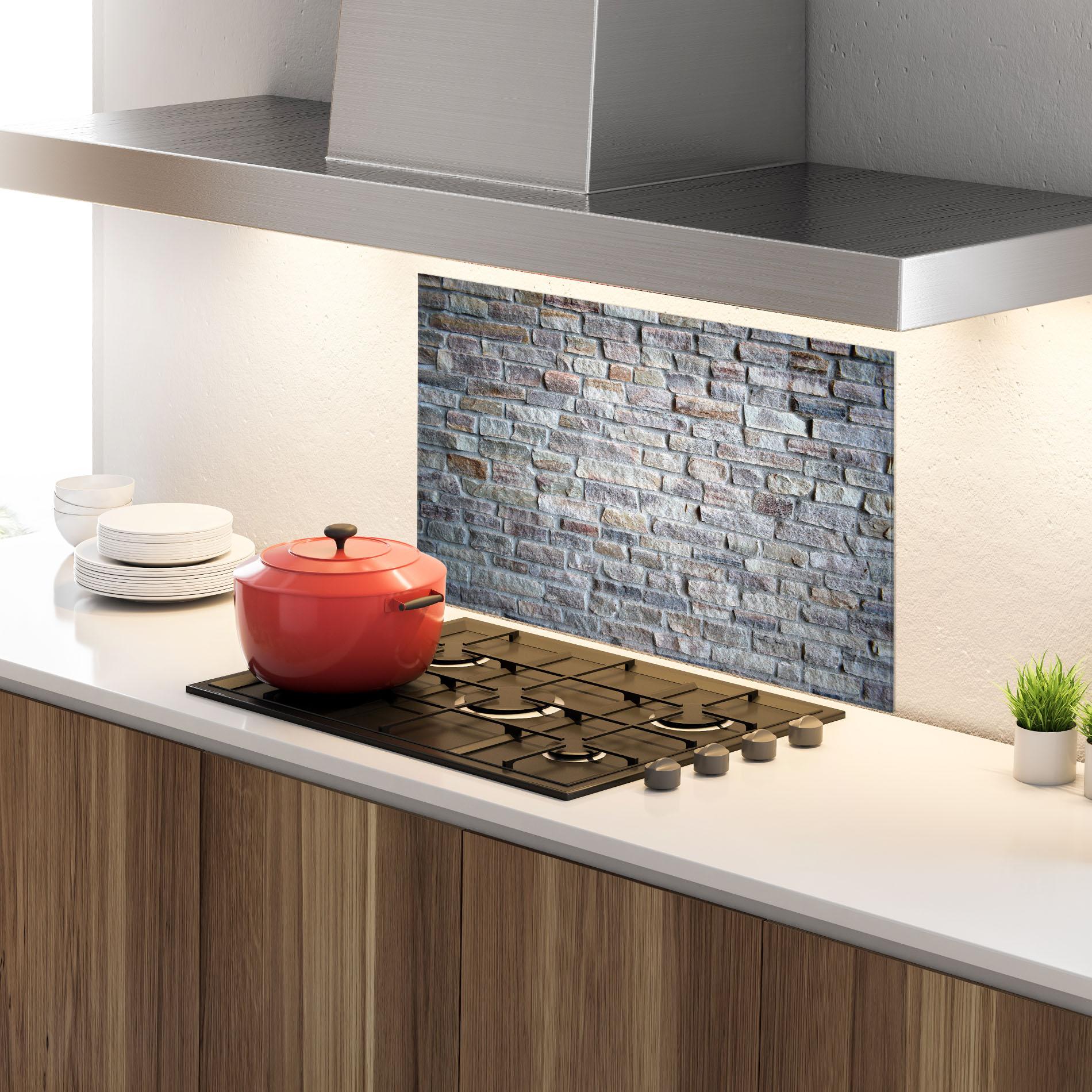 Konyhai üveg hátfal Greyish Bircks mockup 4