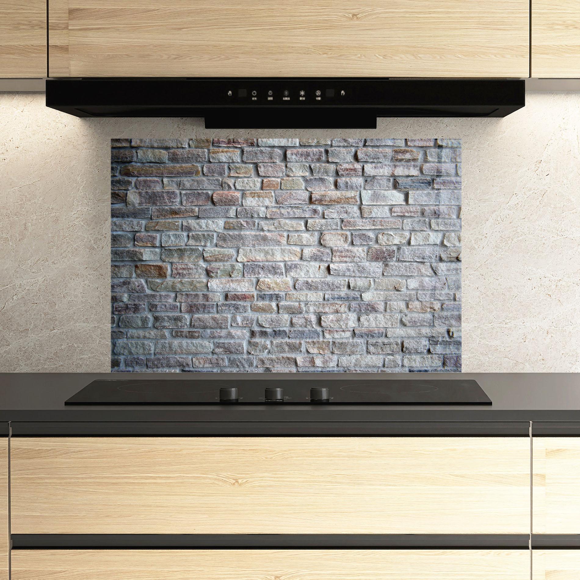 Konyhai üveg hátfal Greyish Bircks mockup 3