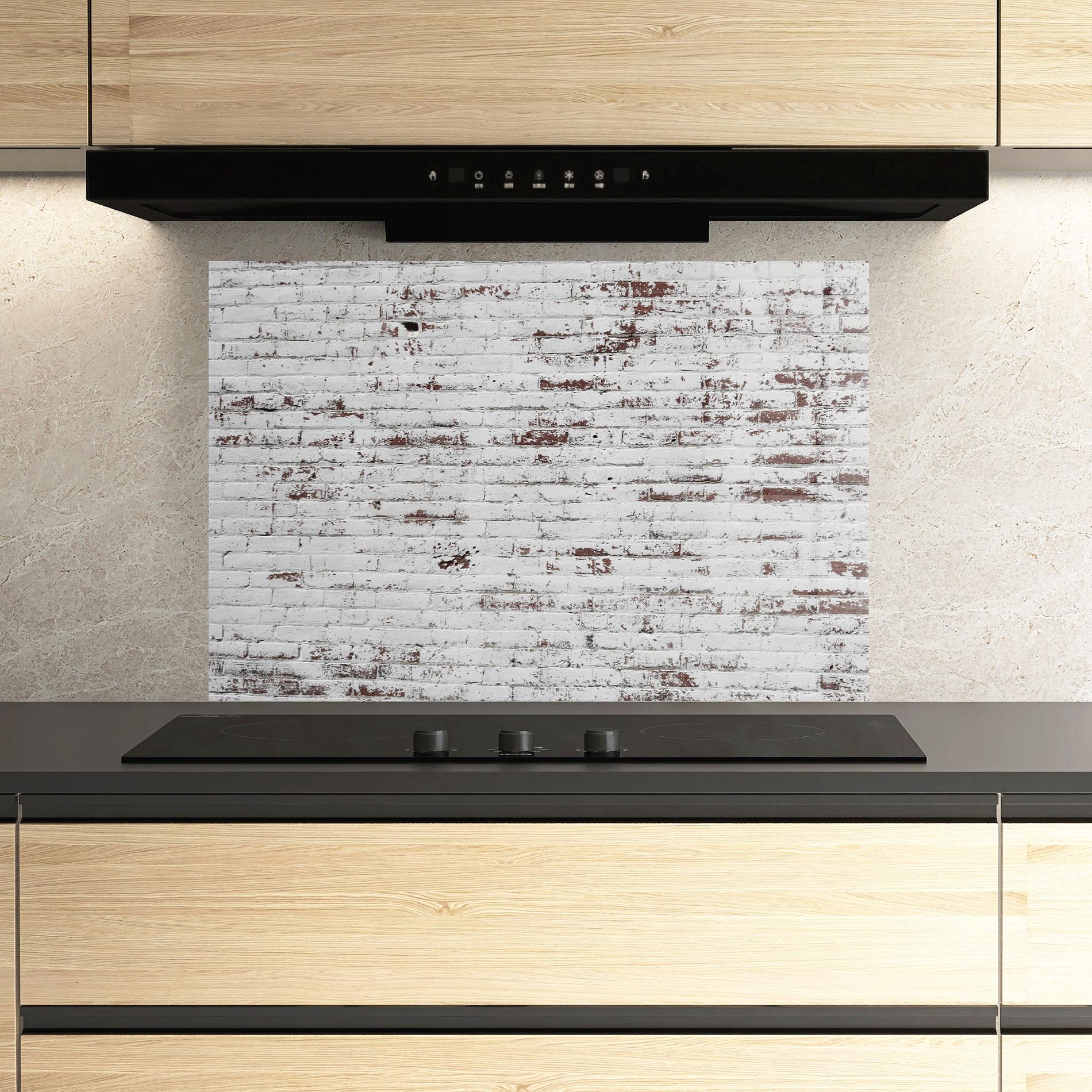 Konyhai üveg hátfal Winter Bricks mockup 3