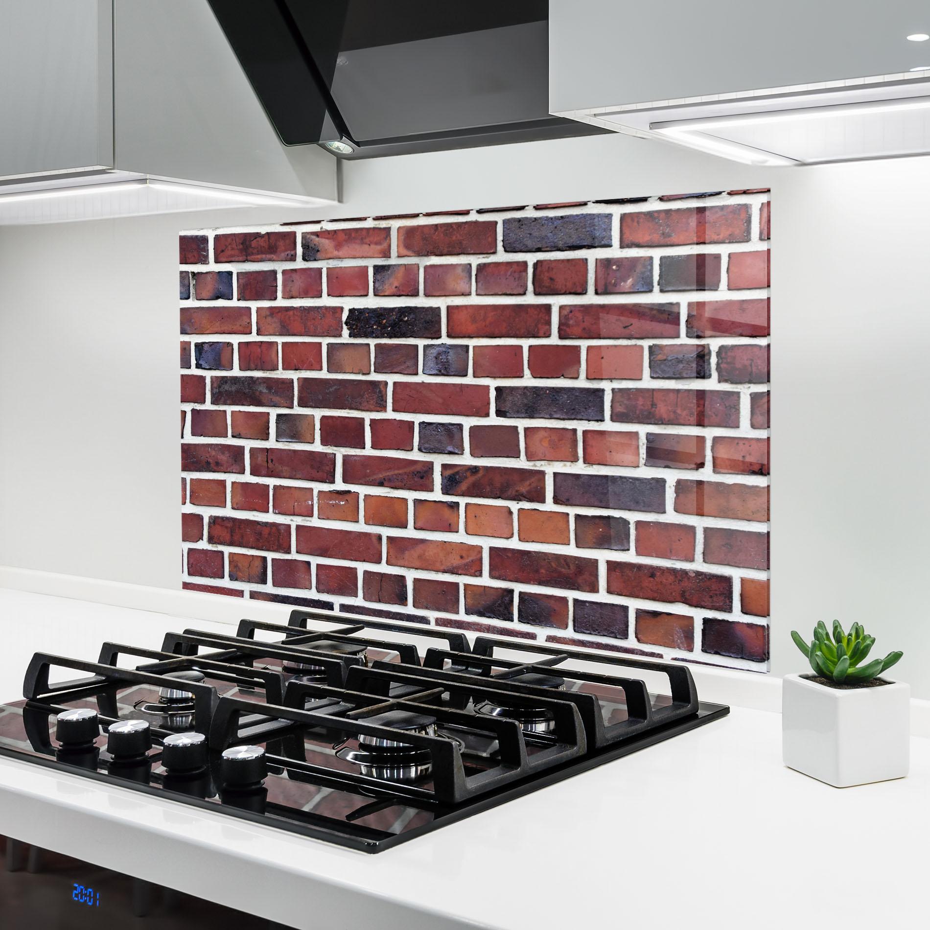 Konyhai üveg hátfal Colorful Bricks 2 mockup 6